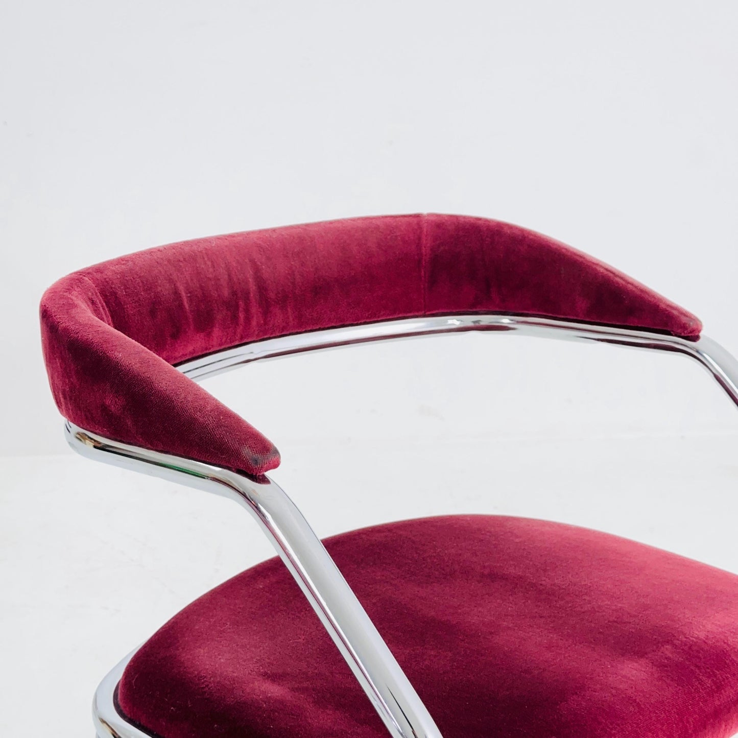 1 of 8 Mid Century Dining table armchairs by Giotto Stoppino, Italy, 1970s