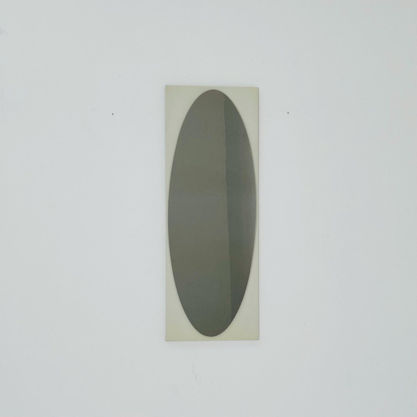 Space Age Large Italian Red Wall Mirror 1970s