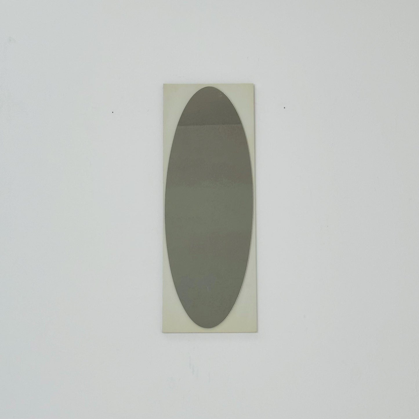 Space Age Large Italian Red Wall Mirror 1970s