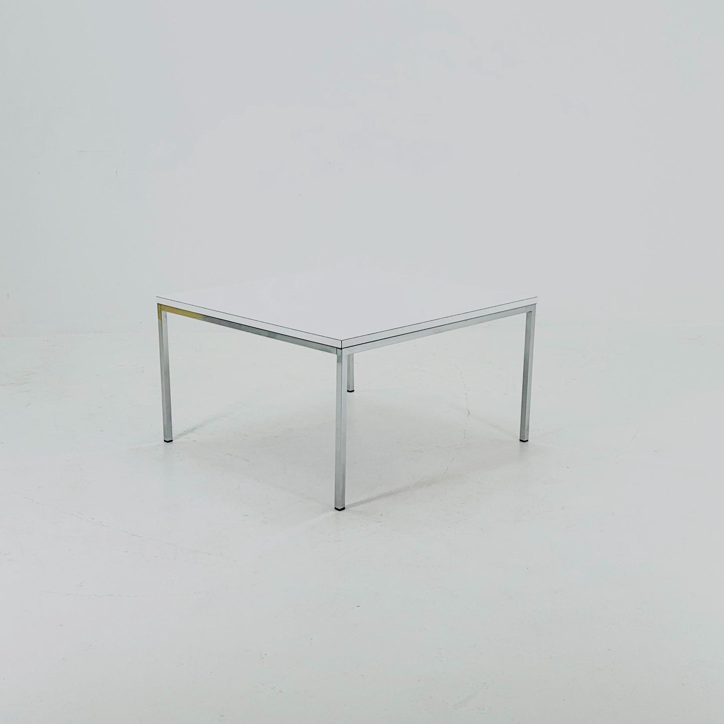Mid century white coffee Table from Läsko Studioform International, 1980s German