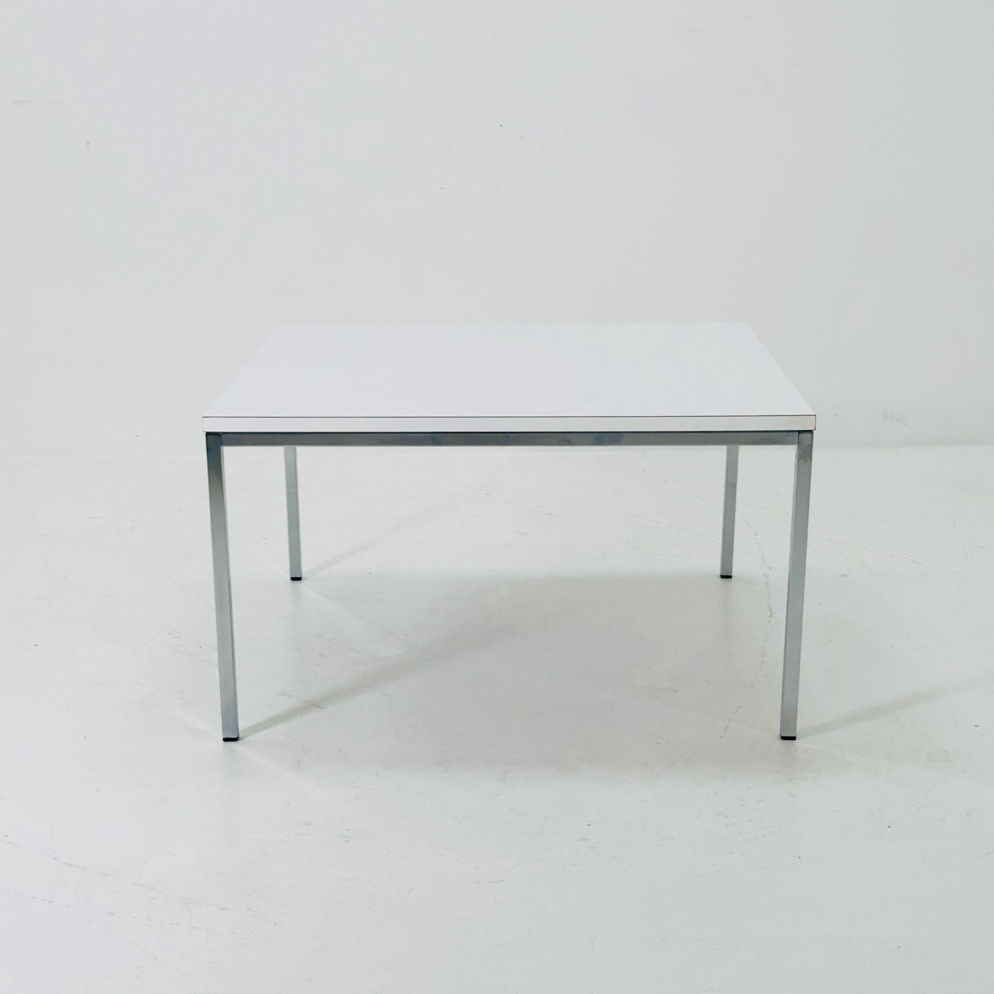 Mid century white coffee Table from Läsko Studioform International, 1980s German