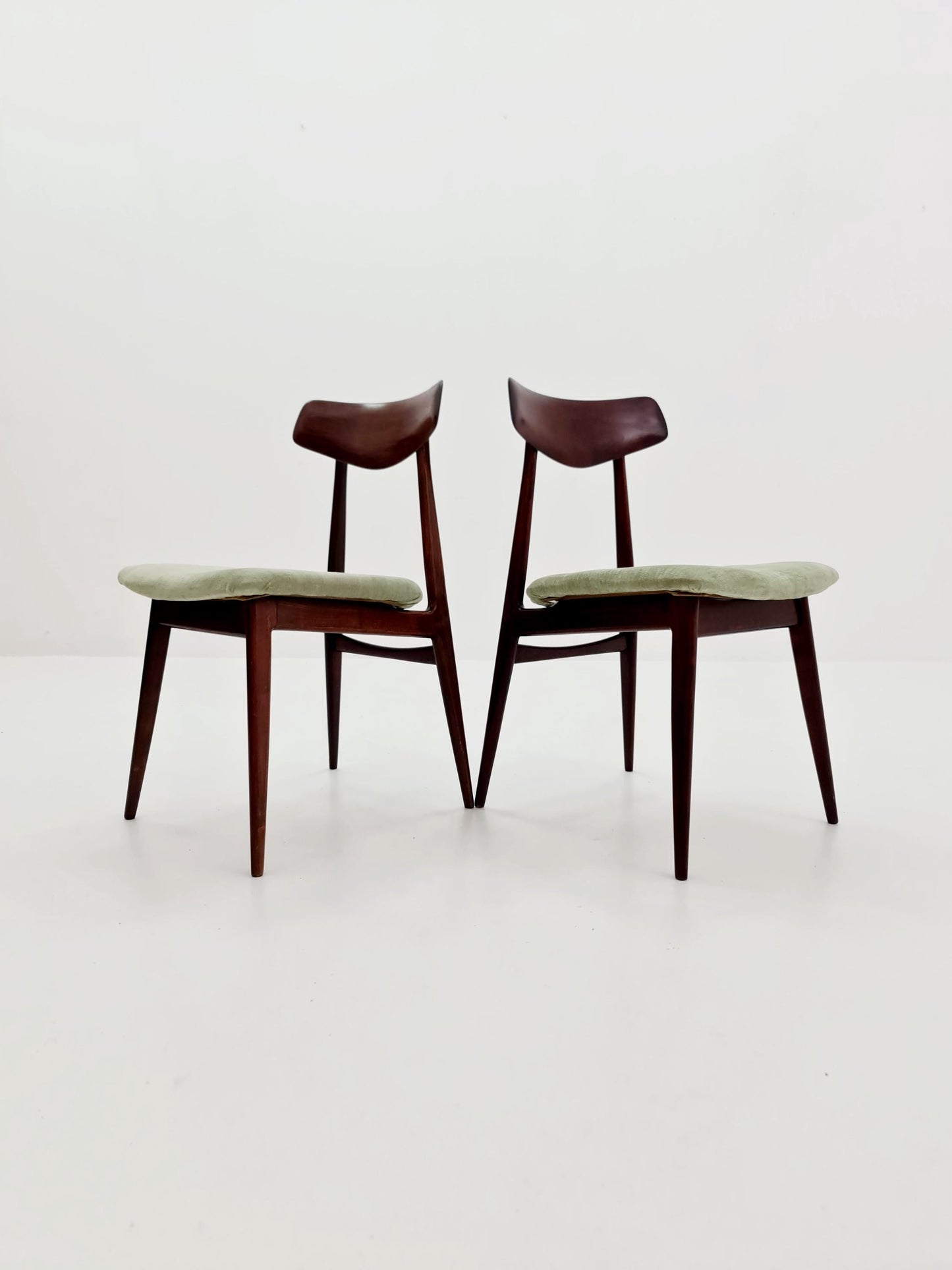 Danish teak dining chairs By Habeo , 1960s, set of 2