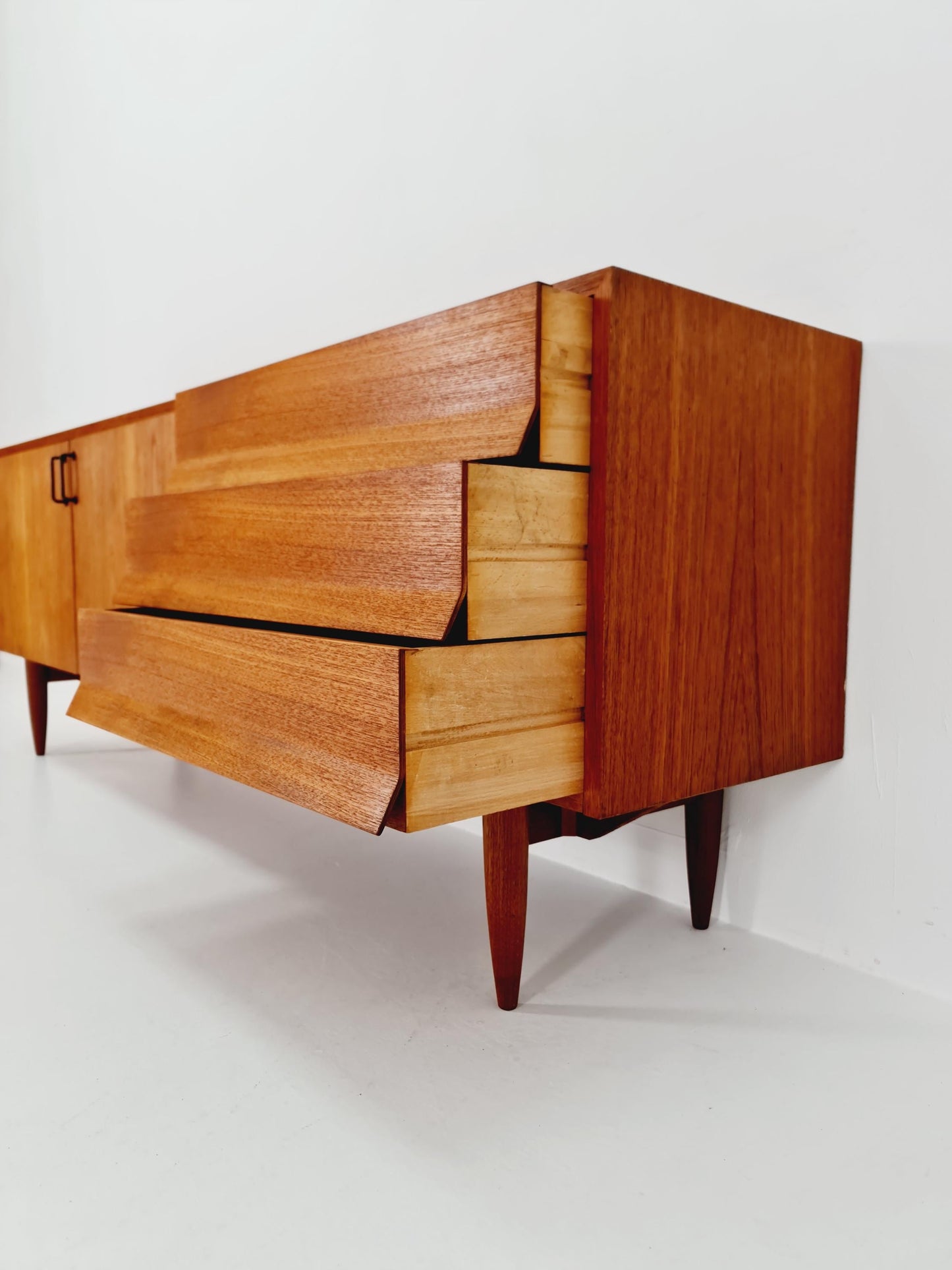 Mid Century Modern German Teak Sideboard , 1960s