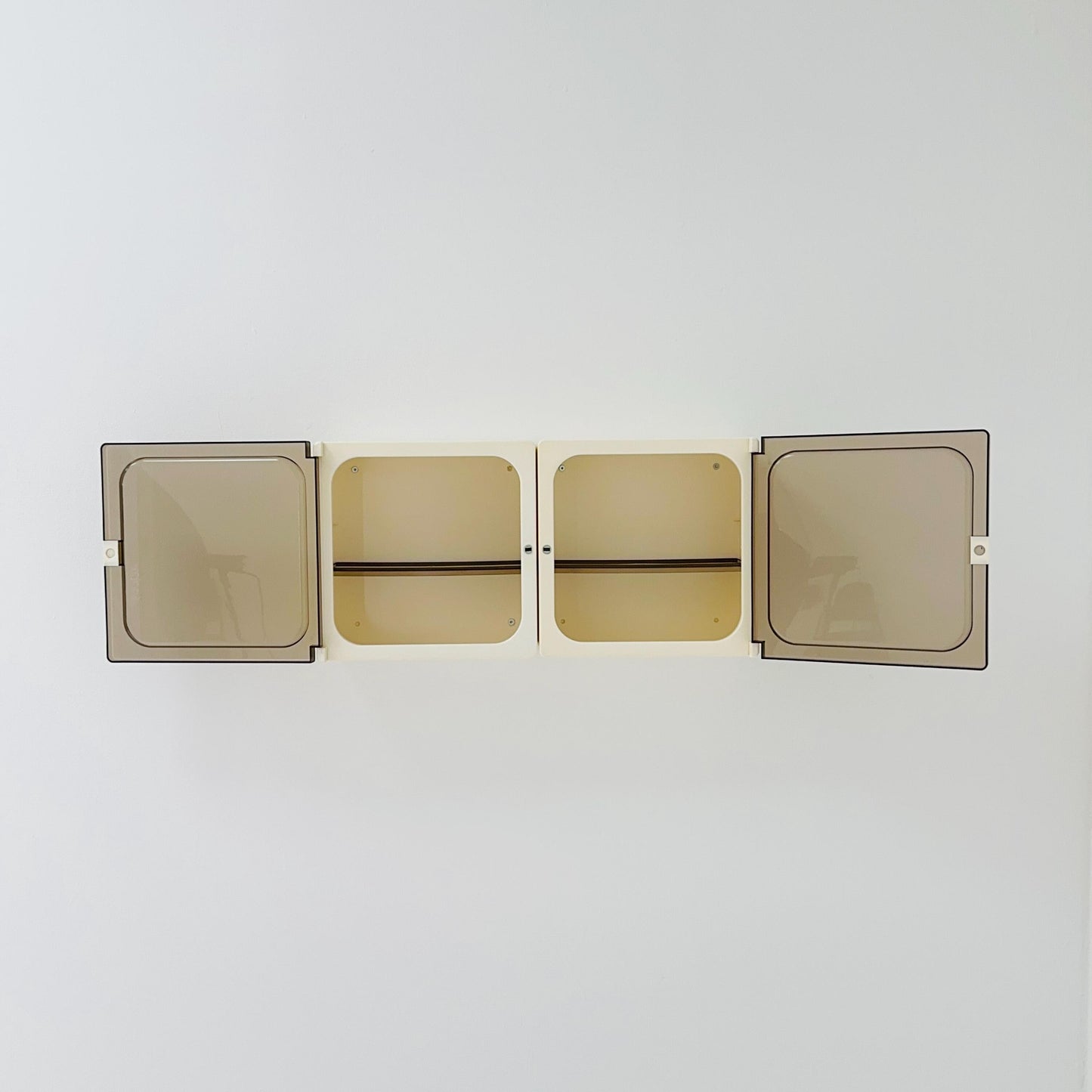 Set of 2 Space Age Wall Cabinets, Bathroom Medicine Cabinets, 1970s