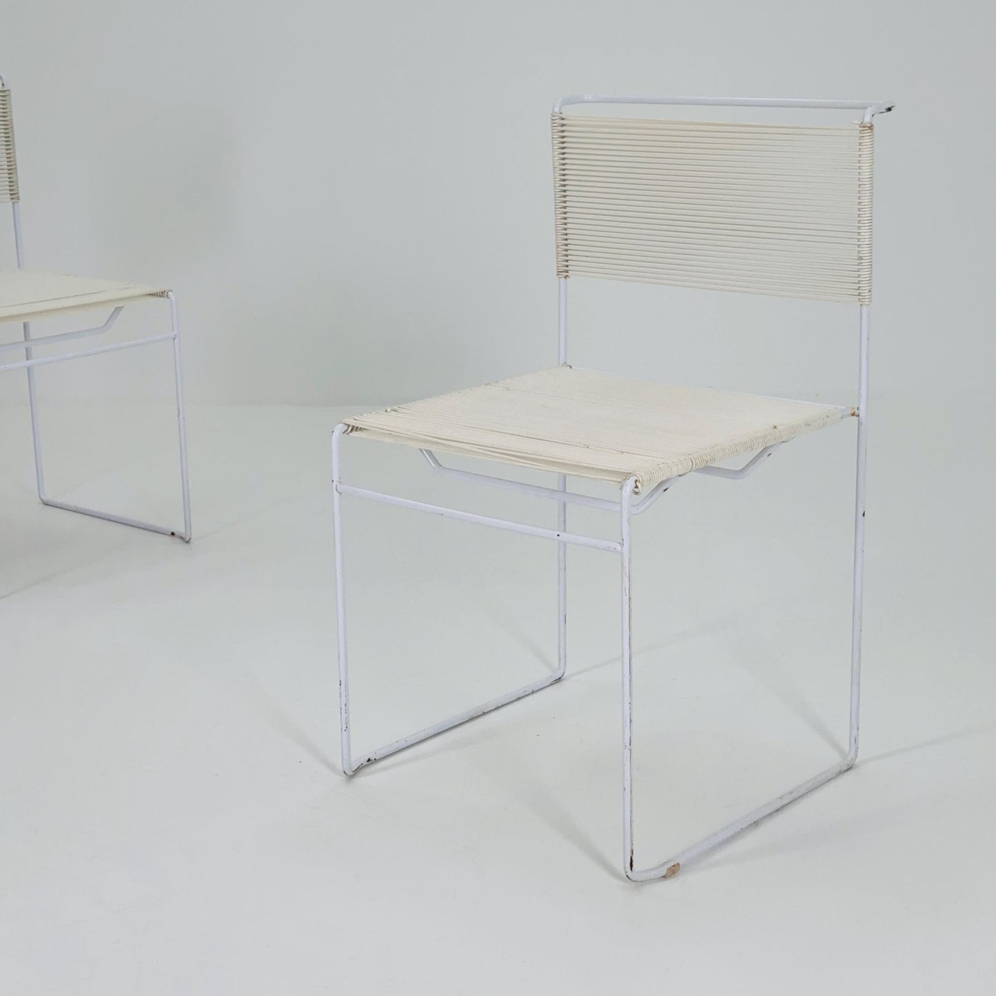 Set of 2 Giandomenico Belotti “Spaghetti” Chairs for Fly Line, Italy, 1970s