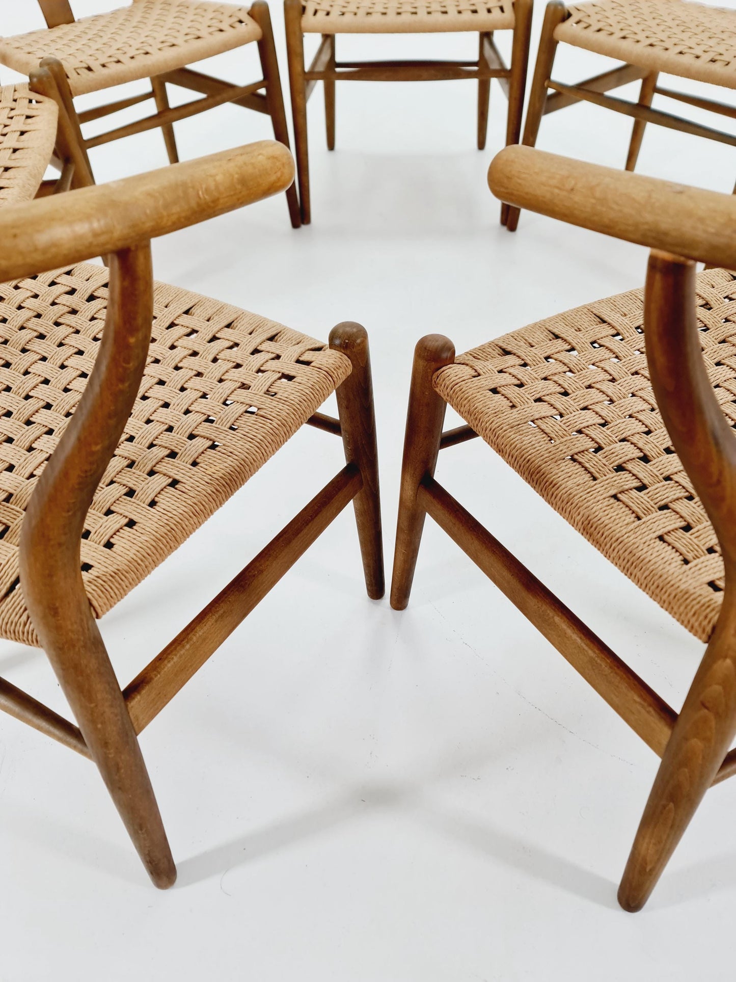 1 of 9 Mid Century Danish Teak Dining Chair By Arne Wahl Iversen For Glyngore, 1960s