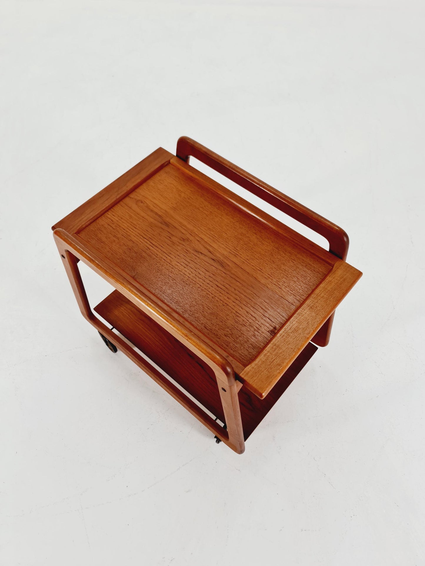 Vintage mid century danish trolley in solid teak/ bar cart By SIKA Mobler , 1960s