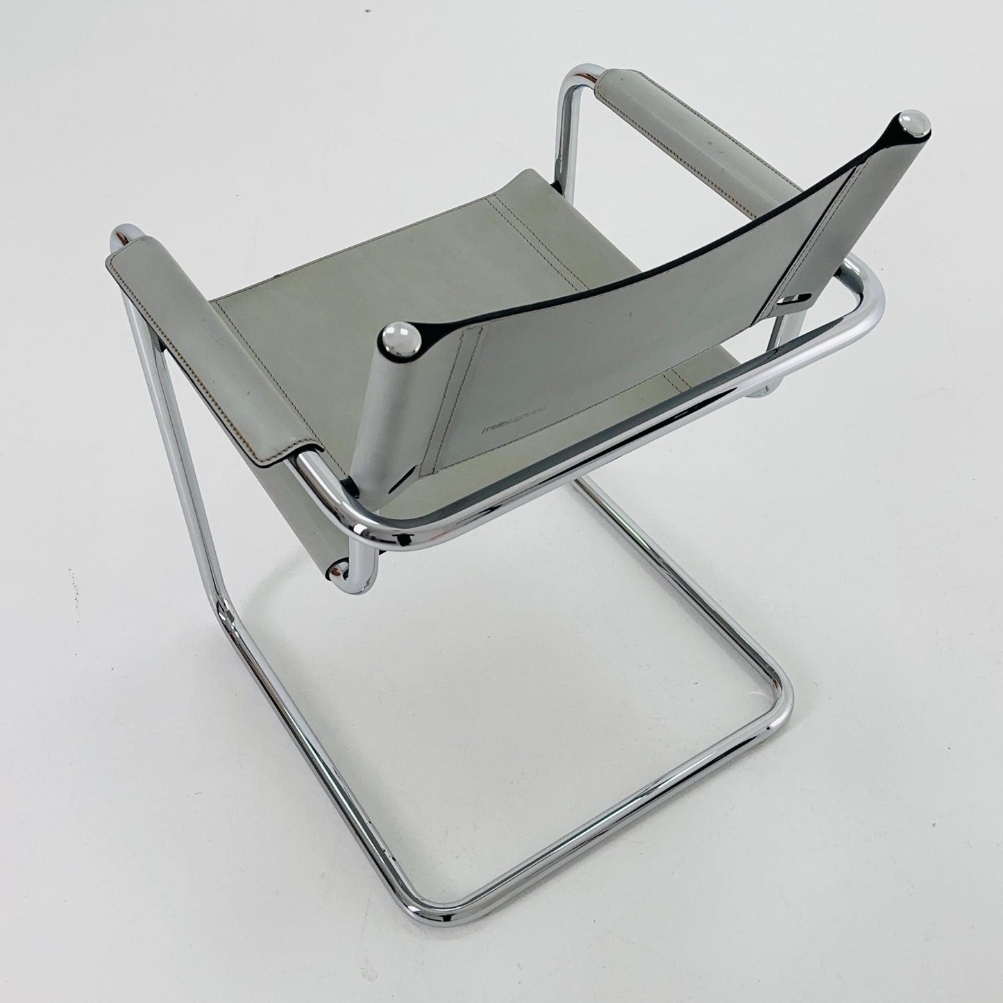 1 of 4 Mid century MG5 Centro Studi desk armchair by Mart Stam & Marcel Breuer for Matteo Grassi, 1970s Italy
