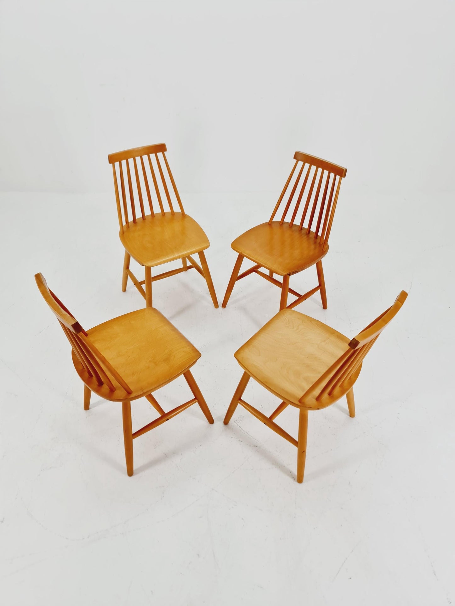 German dinning chair by Ilmari Tapiovaara style 1960s, set of 4
