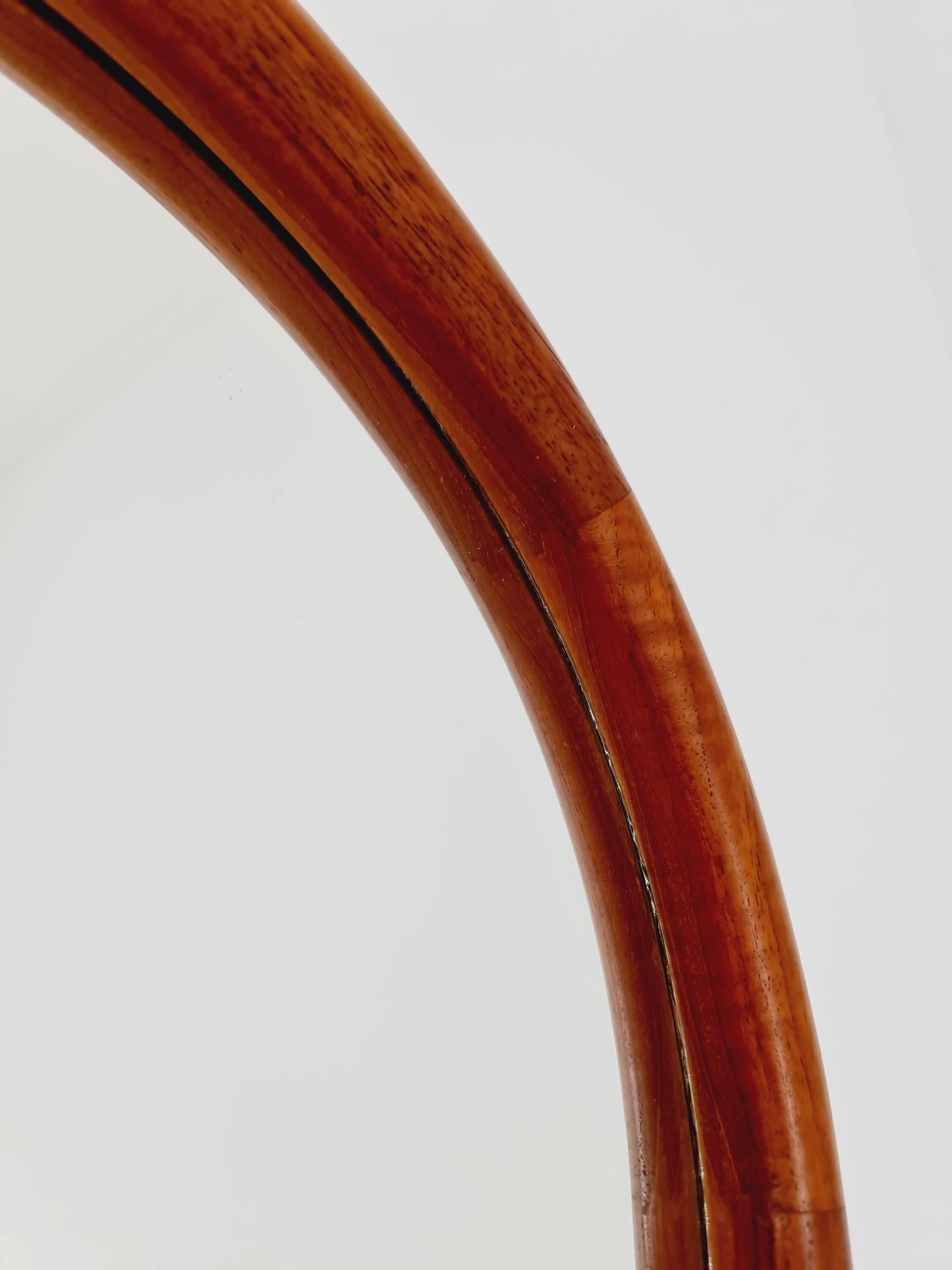 Teak Danish mid-century Modern wall-mounted mirror By Vildbjerg Möbelfabrik 1960s