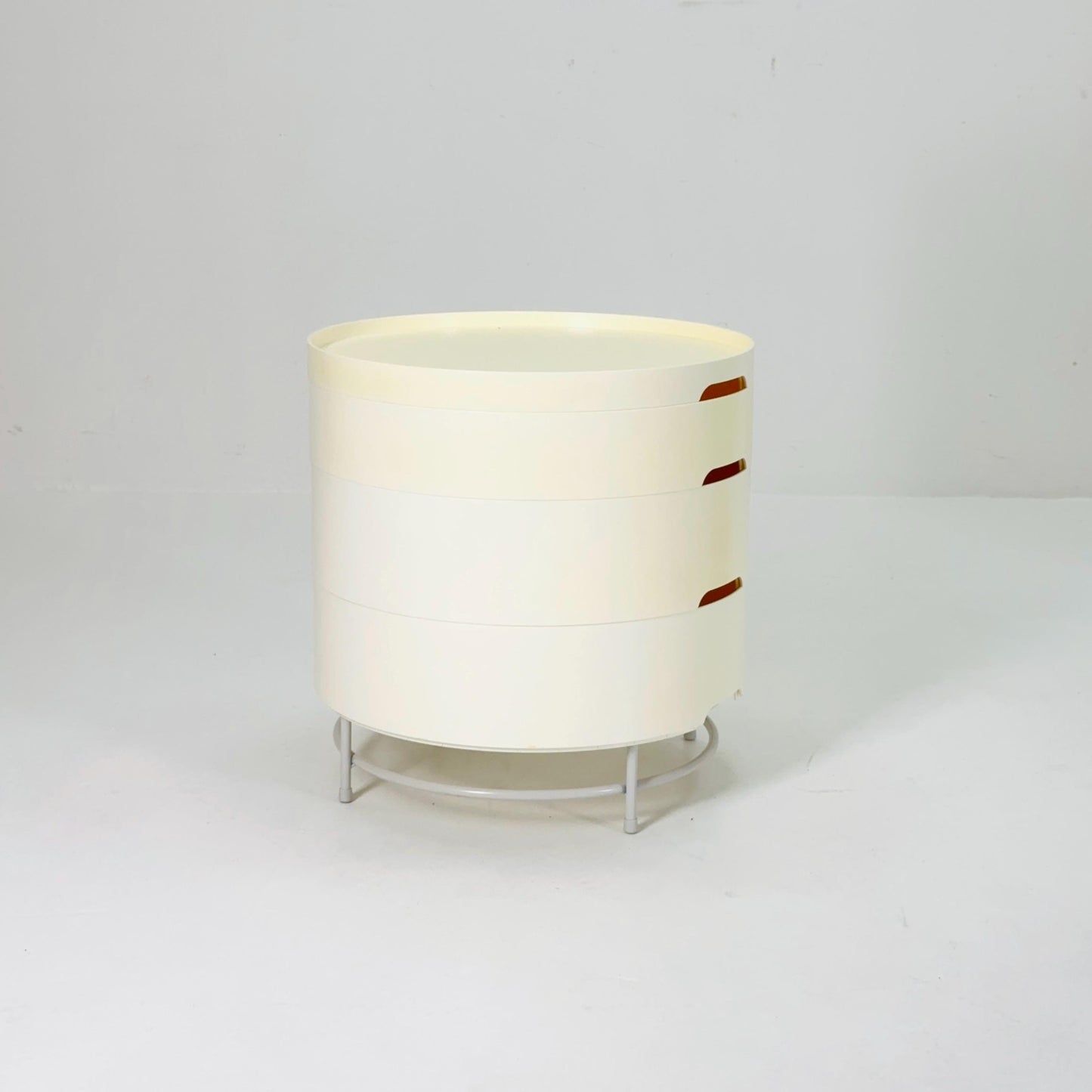 IKEA Modern storage white side tables PS modell by T. Richards, C. Brill en A. Williams Ikea Sweden