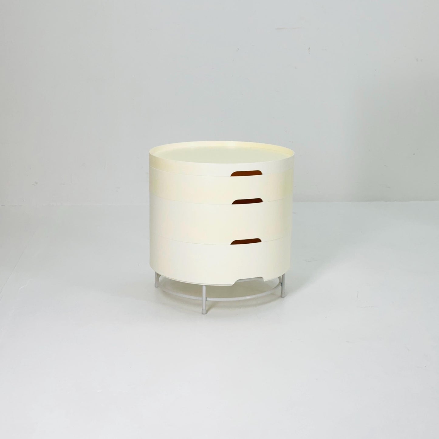 IKEA Modern storage white side tables PS modell by T. Richards, C. Brill en A. Williams Ikea Sweden