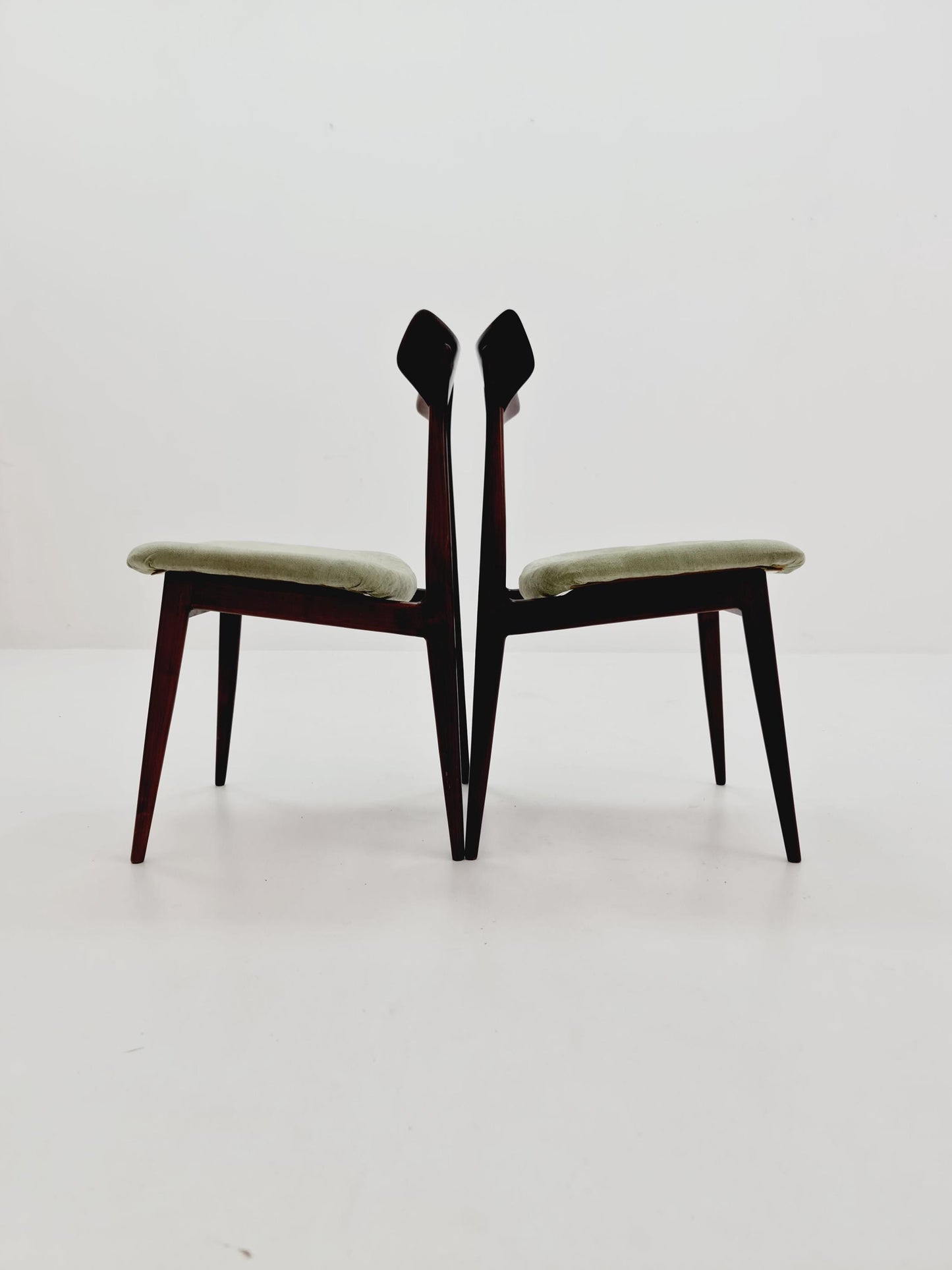 Danish teak dining chairs By Habeo , 1960s, set of 2
