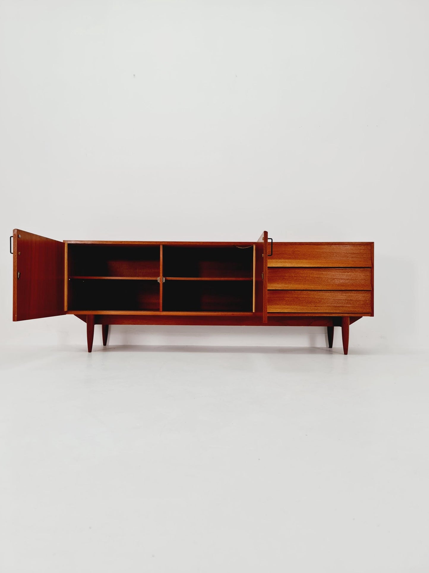 Mid Century Modern German Teak Sideboard , 1960s