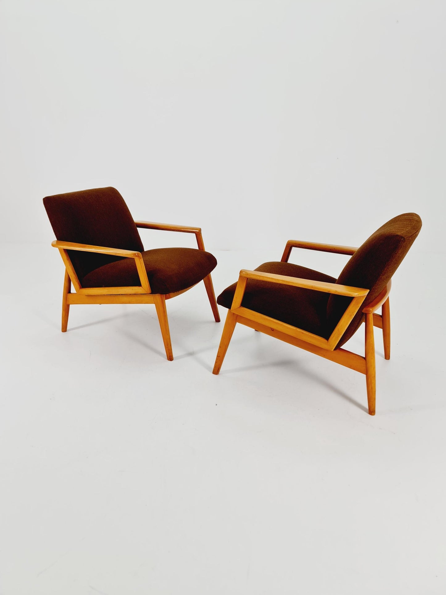 Mid-century pair of German lounge armchair, 1960s