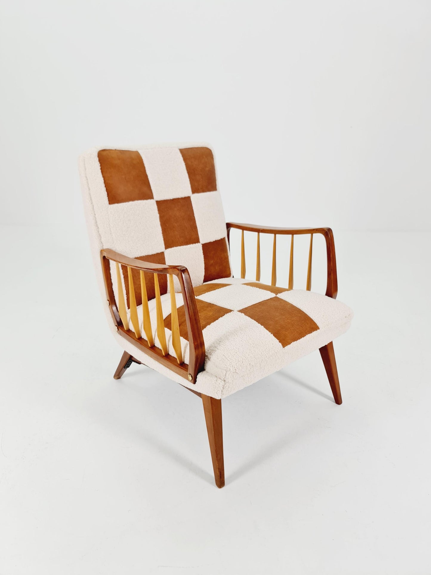 Rare Midcentury German club lounge chair, 1950s