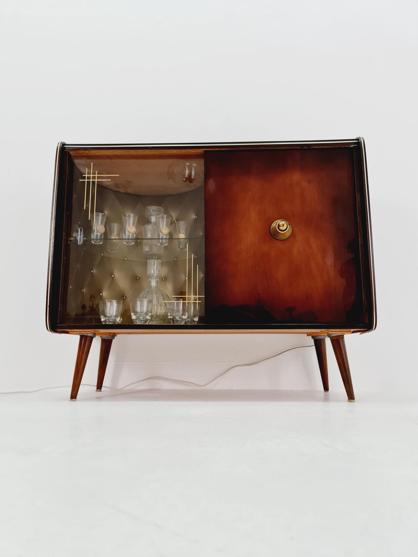 Rare Mid century German Cabinet bar/ sideboard, 1950s
