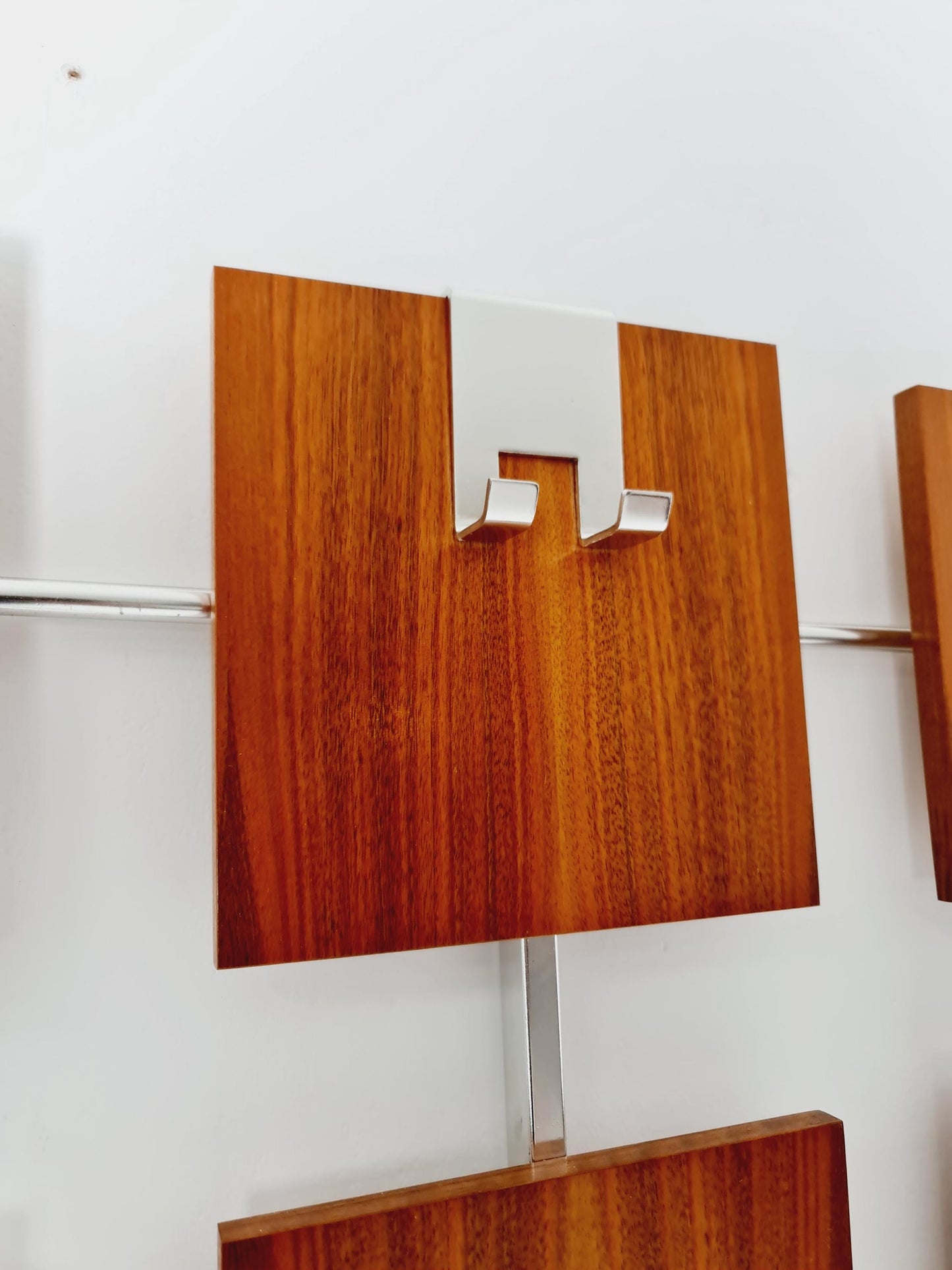 Germany Mid Century teak hallway wall wardrobe, 1960s
