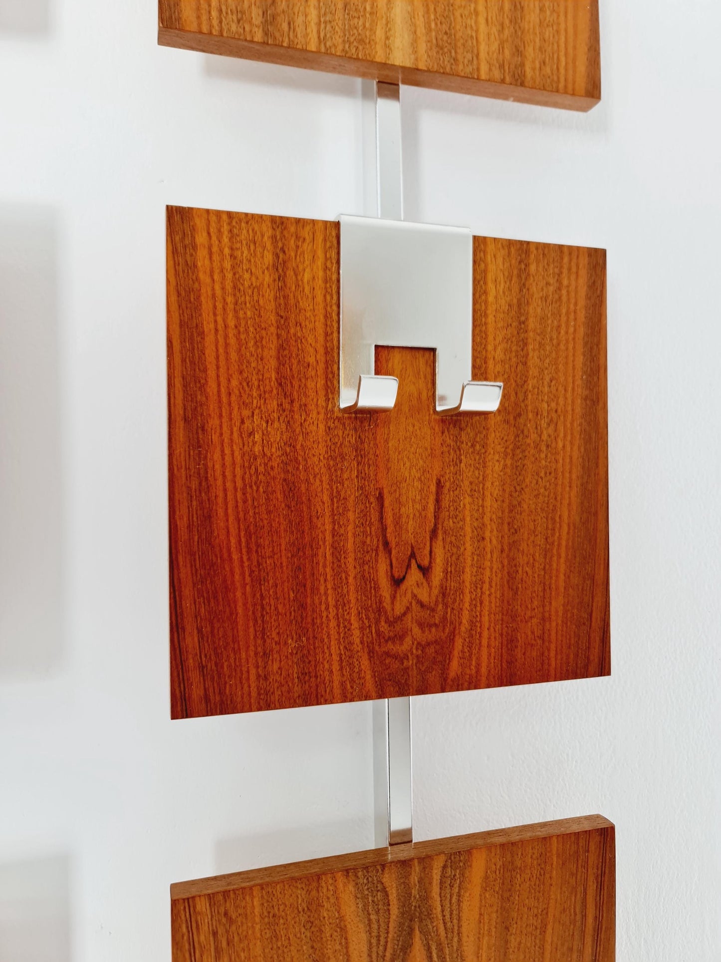 Germany Mid Century teak hallway wall wardrobe, 1960s