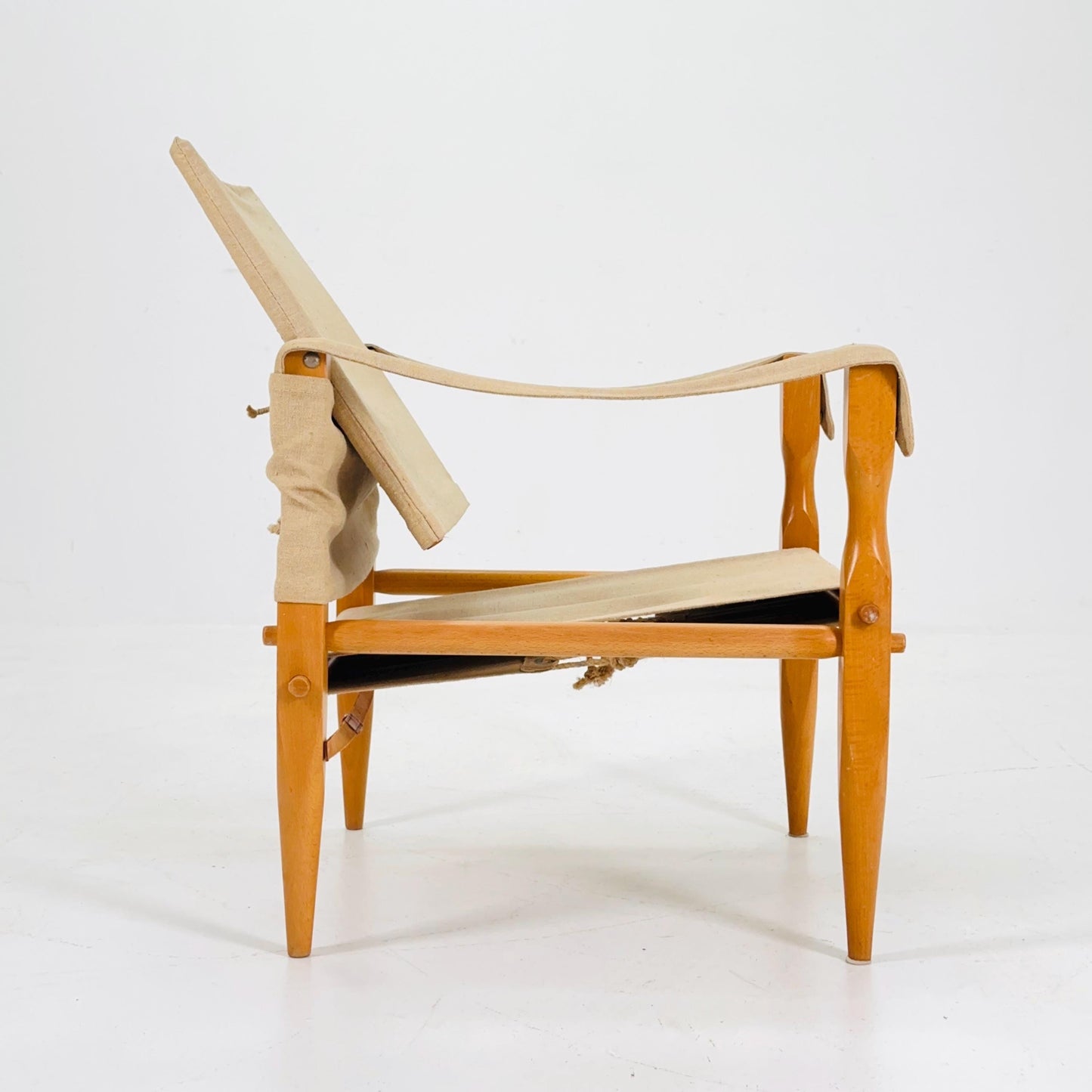 Mid-Century Safari Chair by Kaare Klint for Carl Hansen & Søn, Denmark 1960s