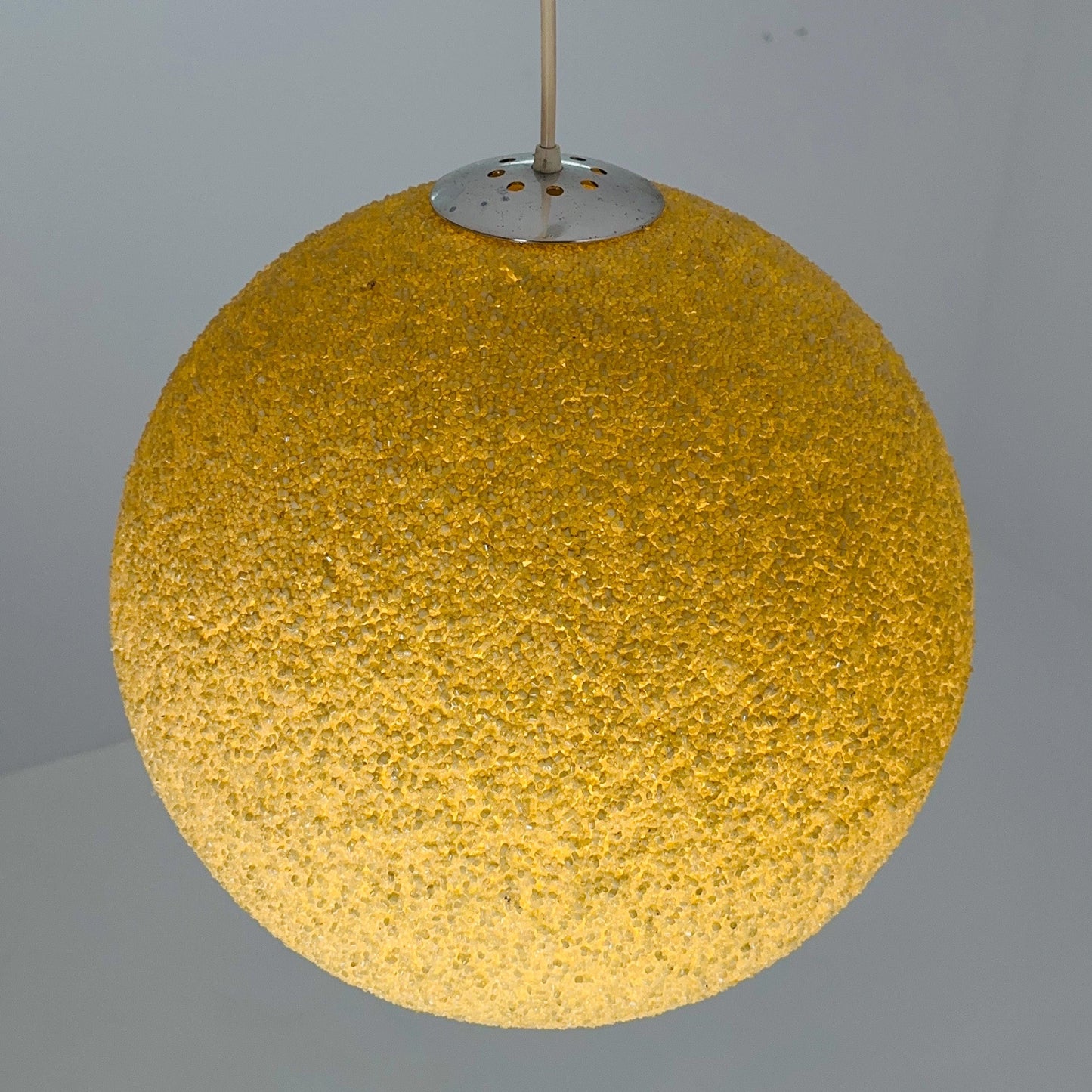 Mid-Century large Sugarball Pendant Lamp by John & Sylvia Reid for Rotaflex, 1960s Belgium