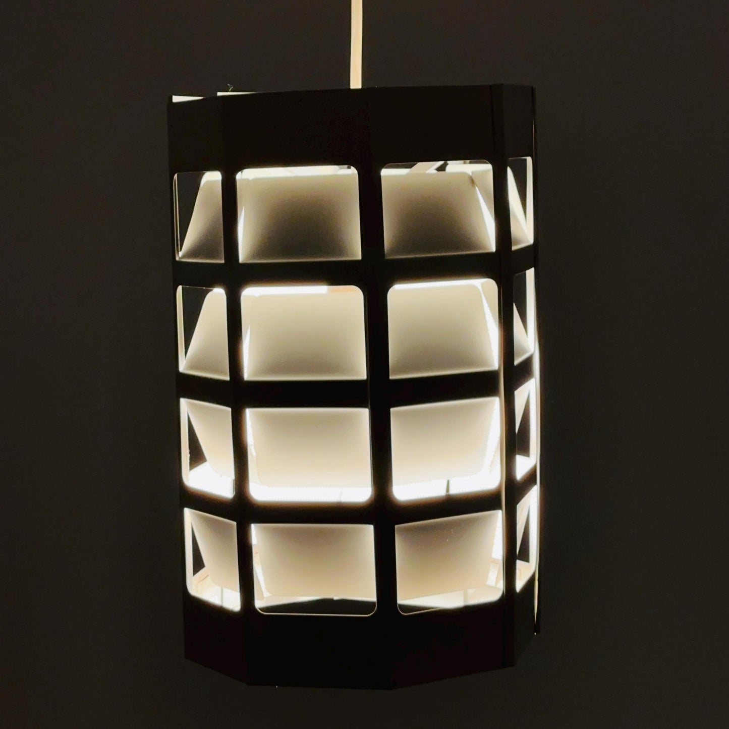 Danish Modern Pendant Lamp by Poul Gernes for Louis Poulsen | Perforated Metal | 1960s