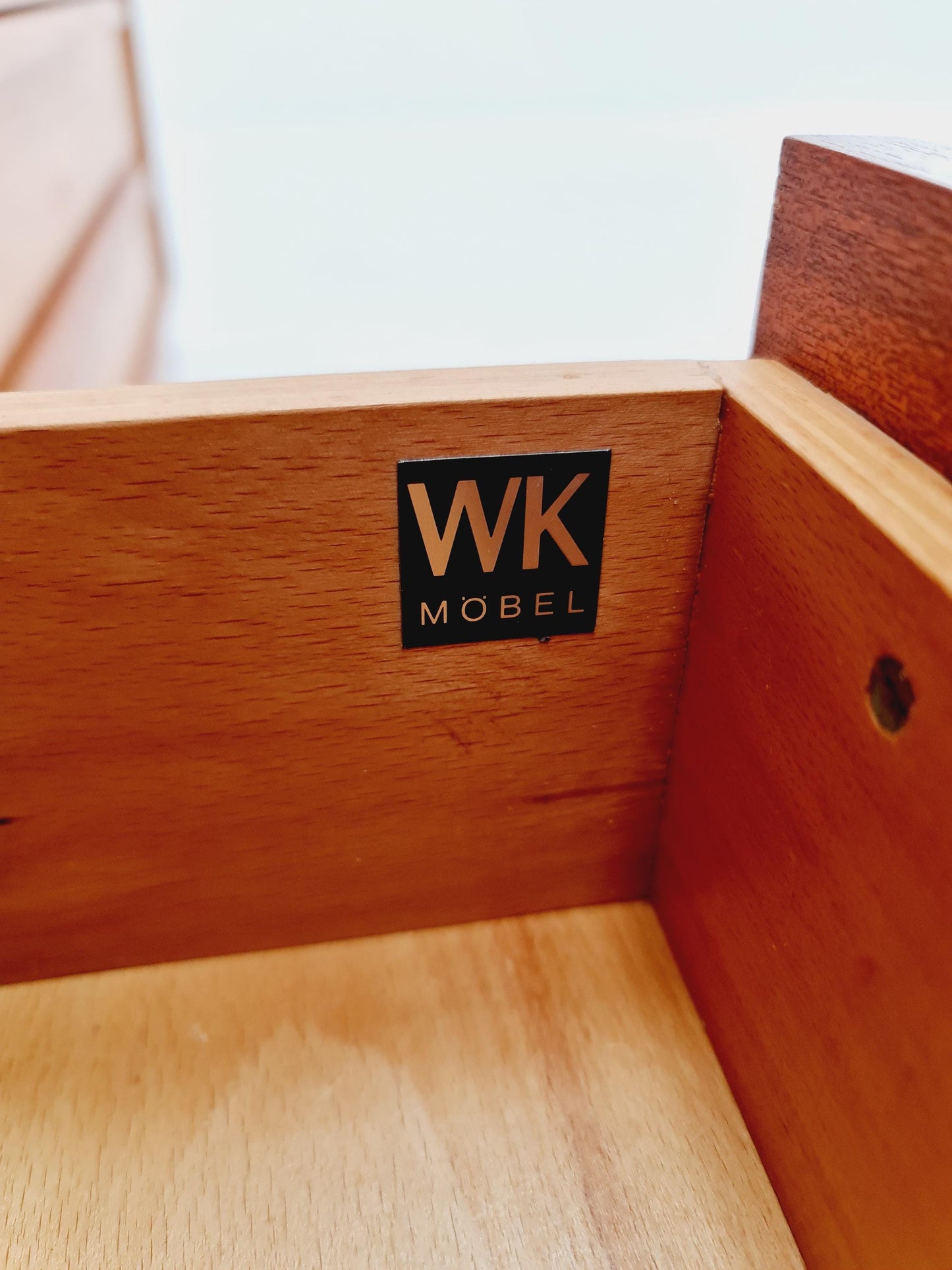 German vintage bookshelf system/ book case teak by WK Möbel 1960s
