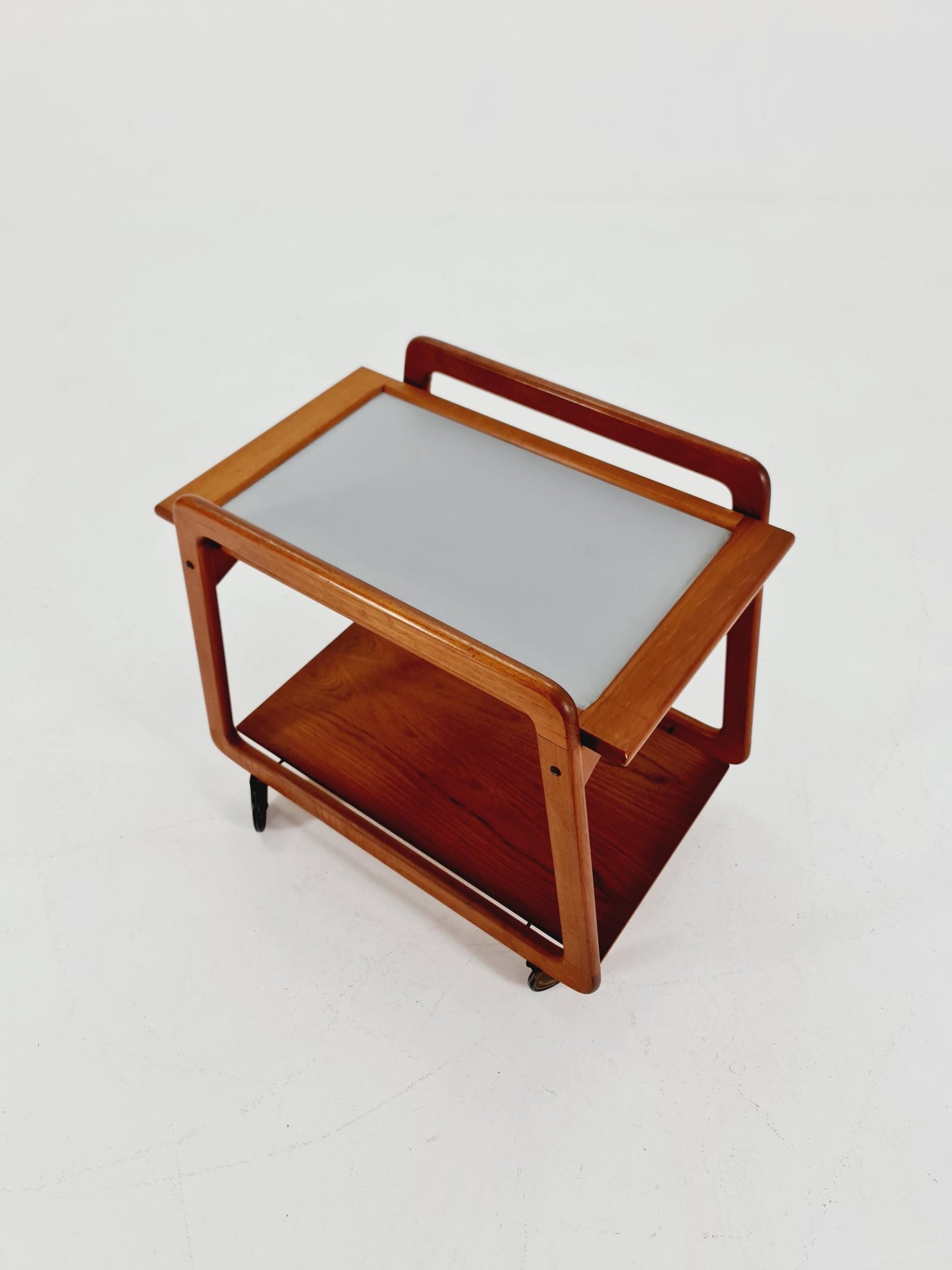 Vintage mid century danish trolley in solid teak/ bar cart By SIKA Mobler , 1960s