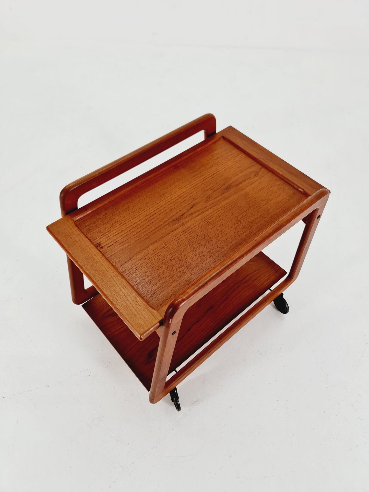 Vintage mid century danish trolley in solid teak/ bar cart By SIKA Mobler , 1960s