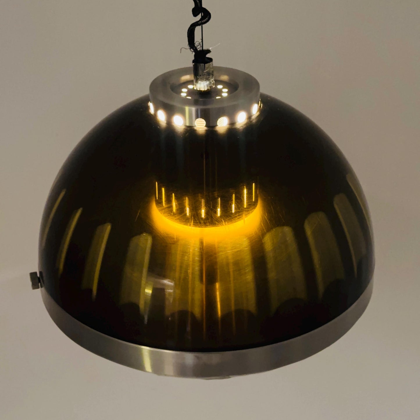 Mid century Space Age Pendant Lamp by Dijkstra, 1960s, Netherlands