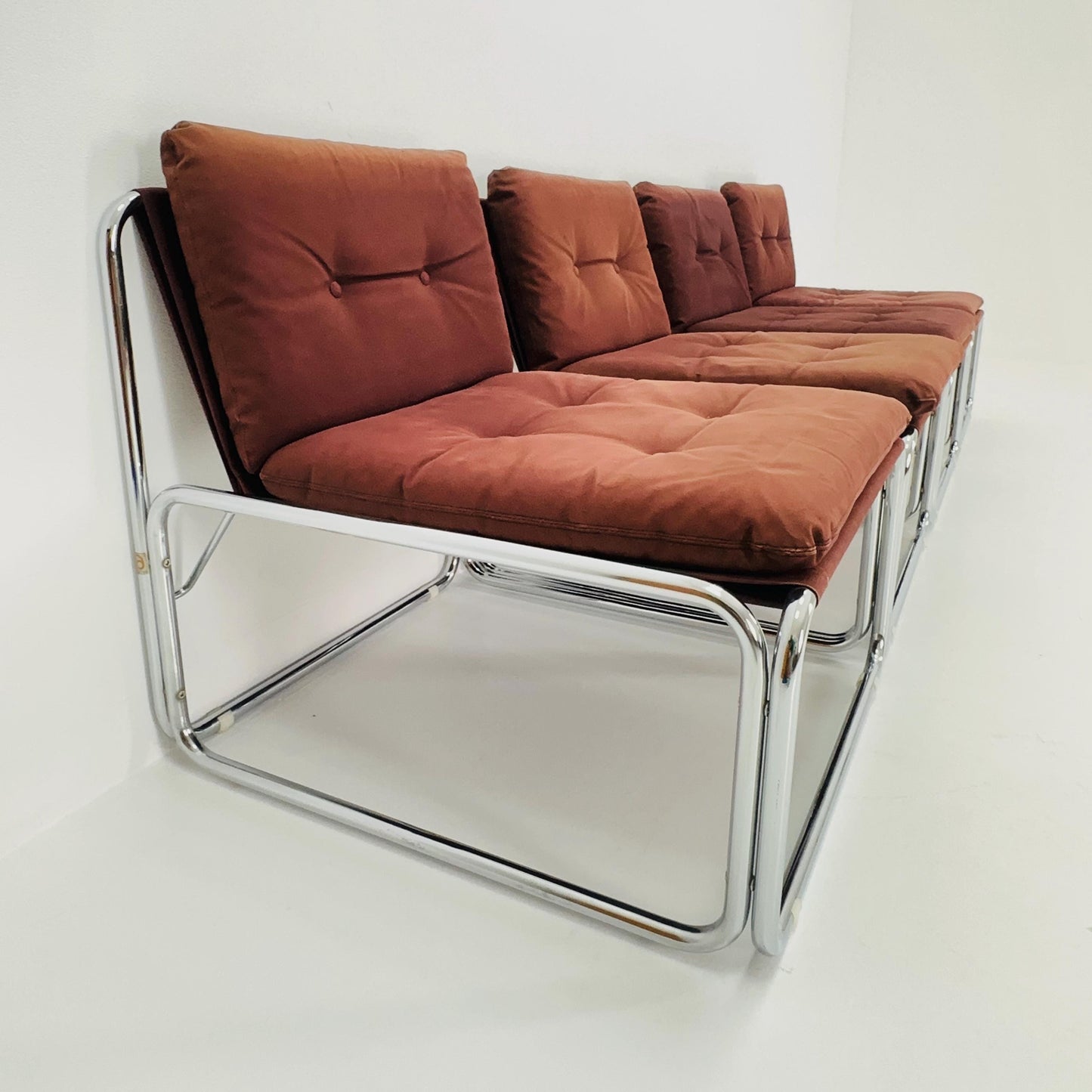 Set of 4 Mid century Wim Ypma Lounge Chairs for Riemersma, 1960s Netherlands