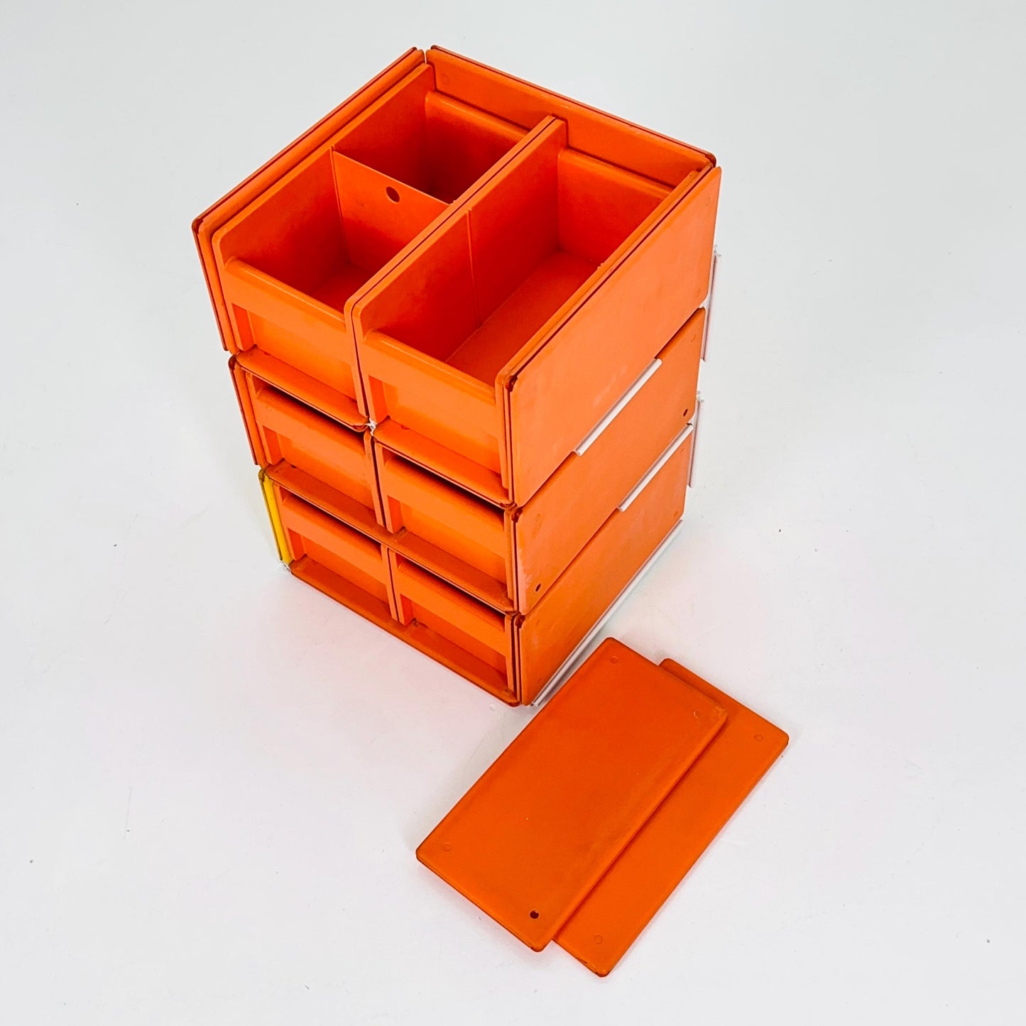 Mid-Century Space Age Organizer – Dingo Box Chest of Drawers, 1980s