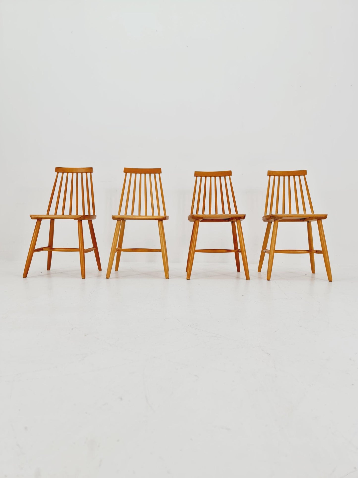 German dinning chair by Ilmari Tapiovaara style 1960s, set of 4