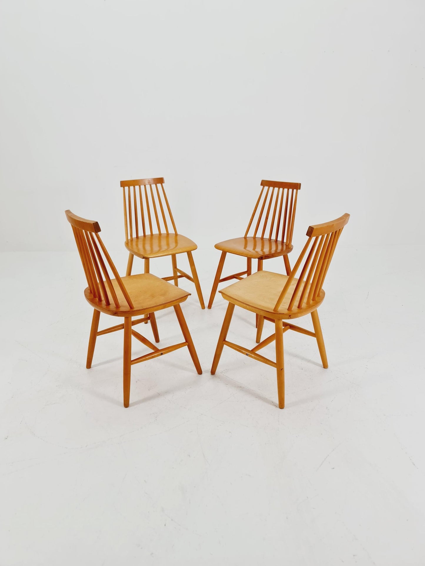 German dinning chair by Ilmari Tapiovaara style 1960s, set of 4