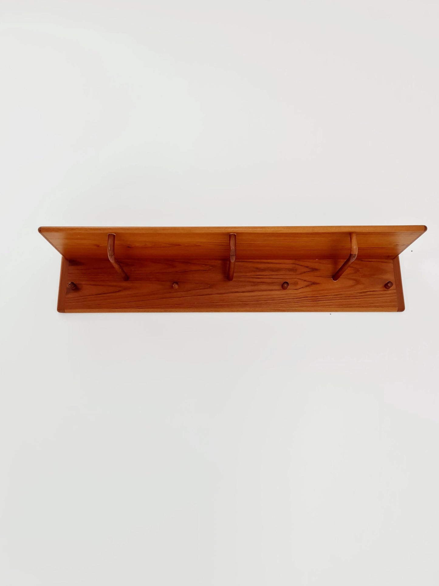 Mid century Danish Wardarobe By Vildbjerg Møbelfabrik, teak wall coat rack 1960s