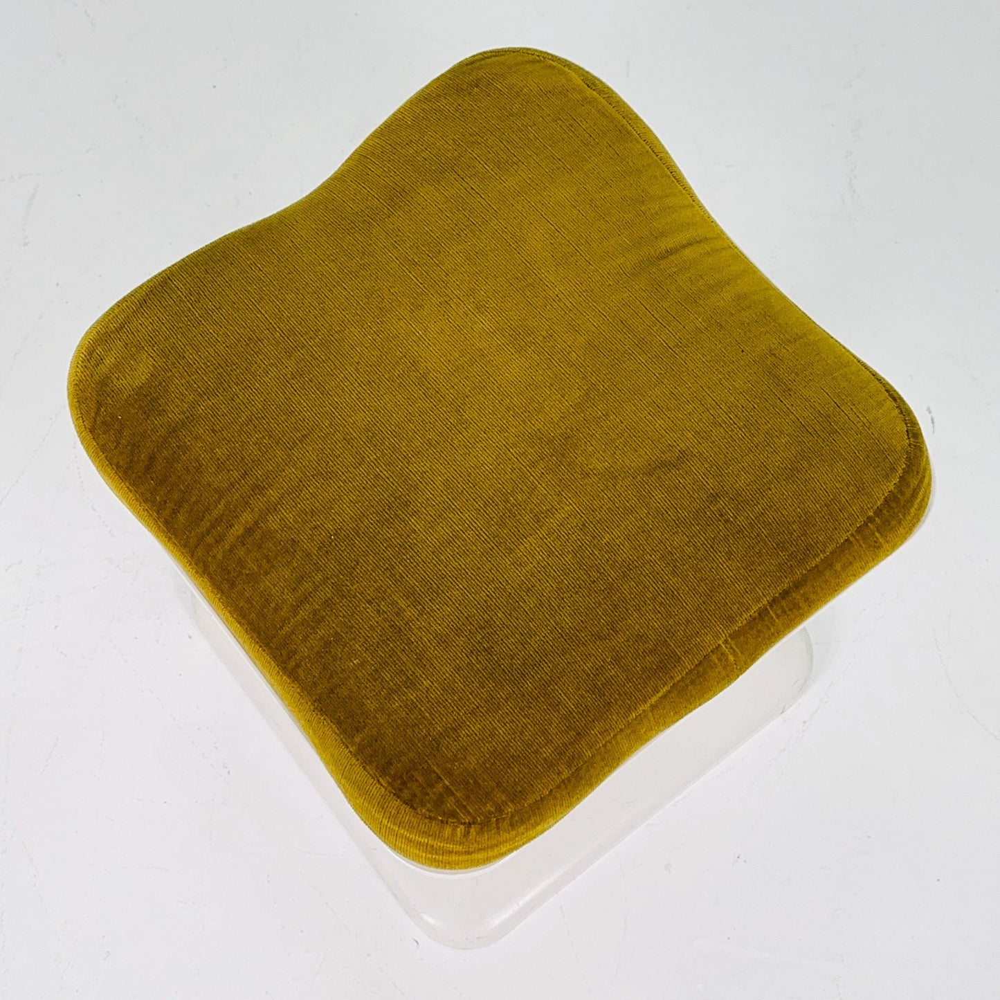Mid-Century Space Age mustard Stool by Luigi Colani for Sulo Caroline, 1970s
