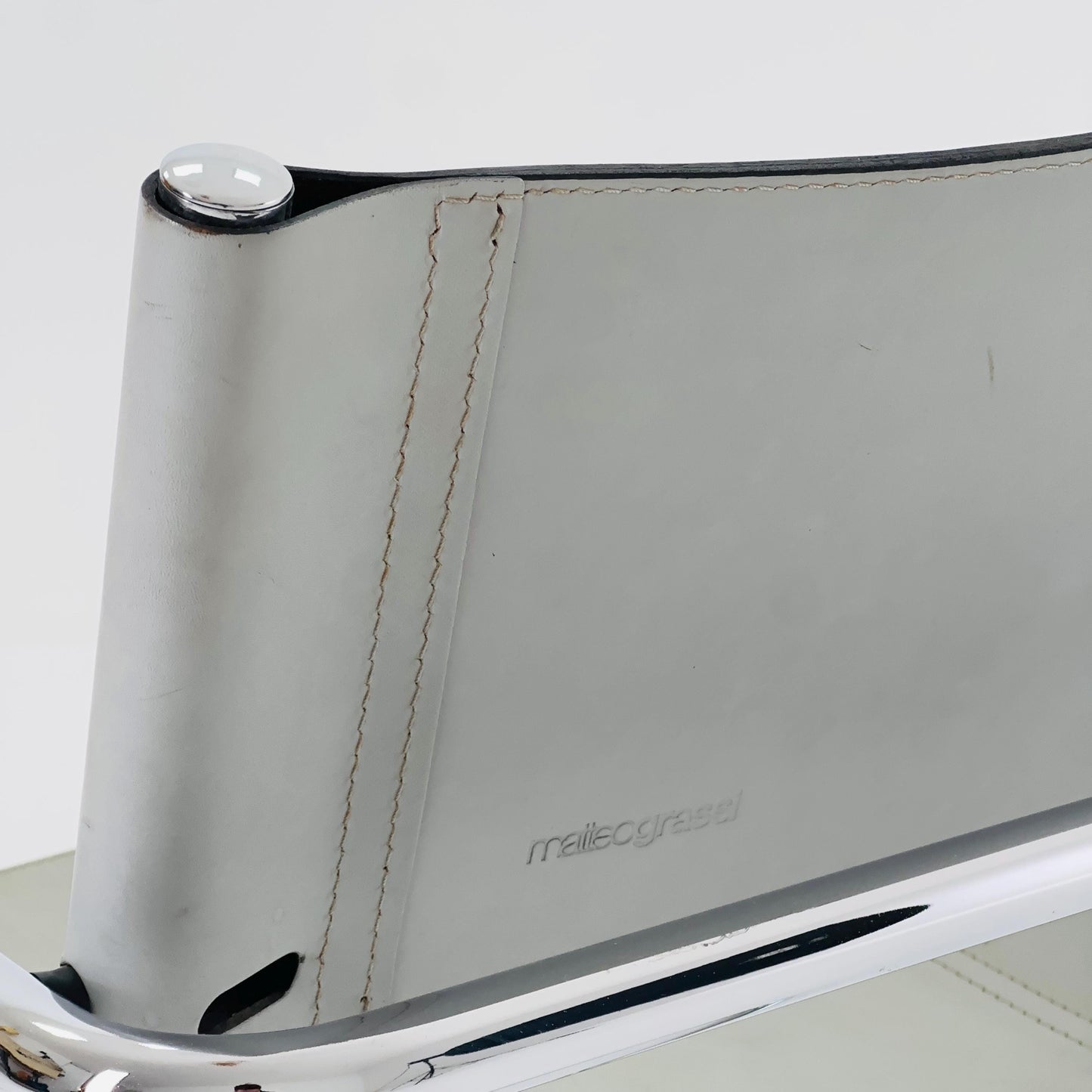 Set of 4 Mid century MG5 Centro Studi desk armchair by Mart Stam & Marcel Breuer for Matteo Grassi, 1970s Italy