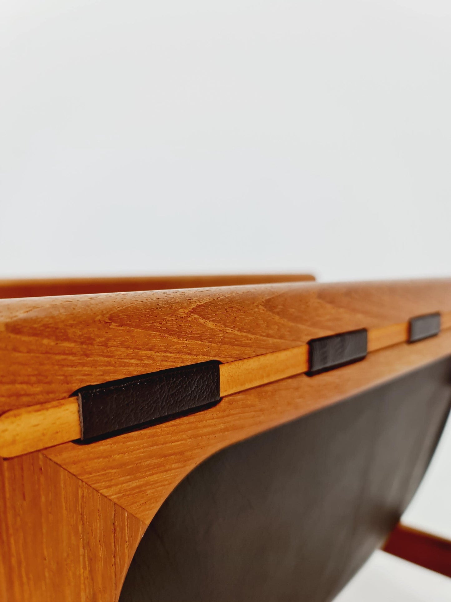 Danish Mid century Solid teak magazine rack by Aksel kjersgaard Salin Möbelfabrik, 1960s