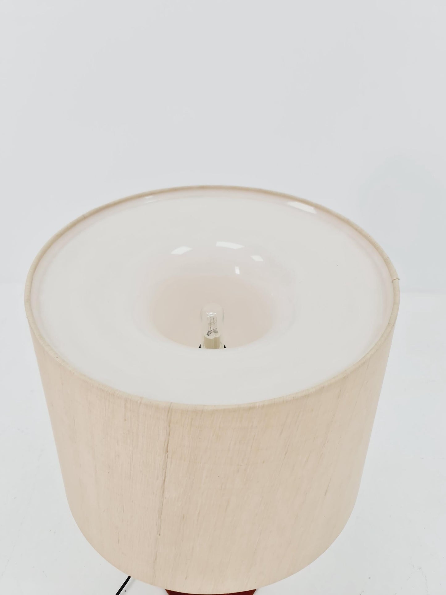 Mid century solid teak table lamp by Domus , 1960s