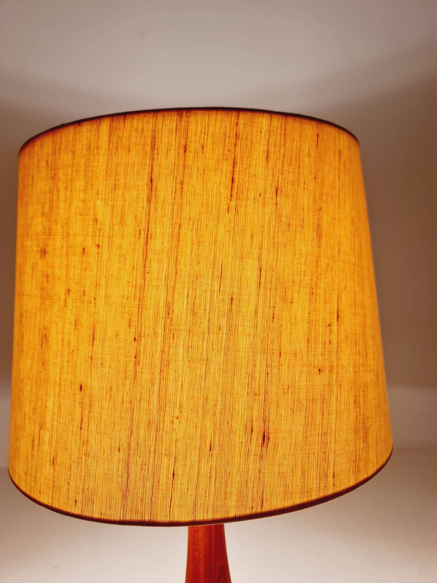 Mid century solid teak table lamp by Domus , 1960s