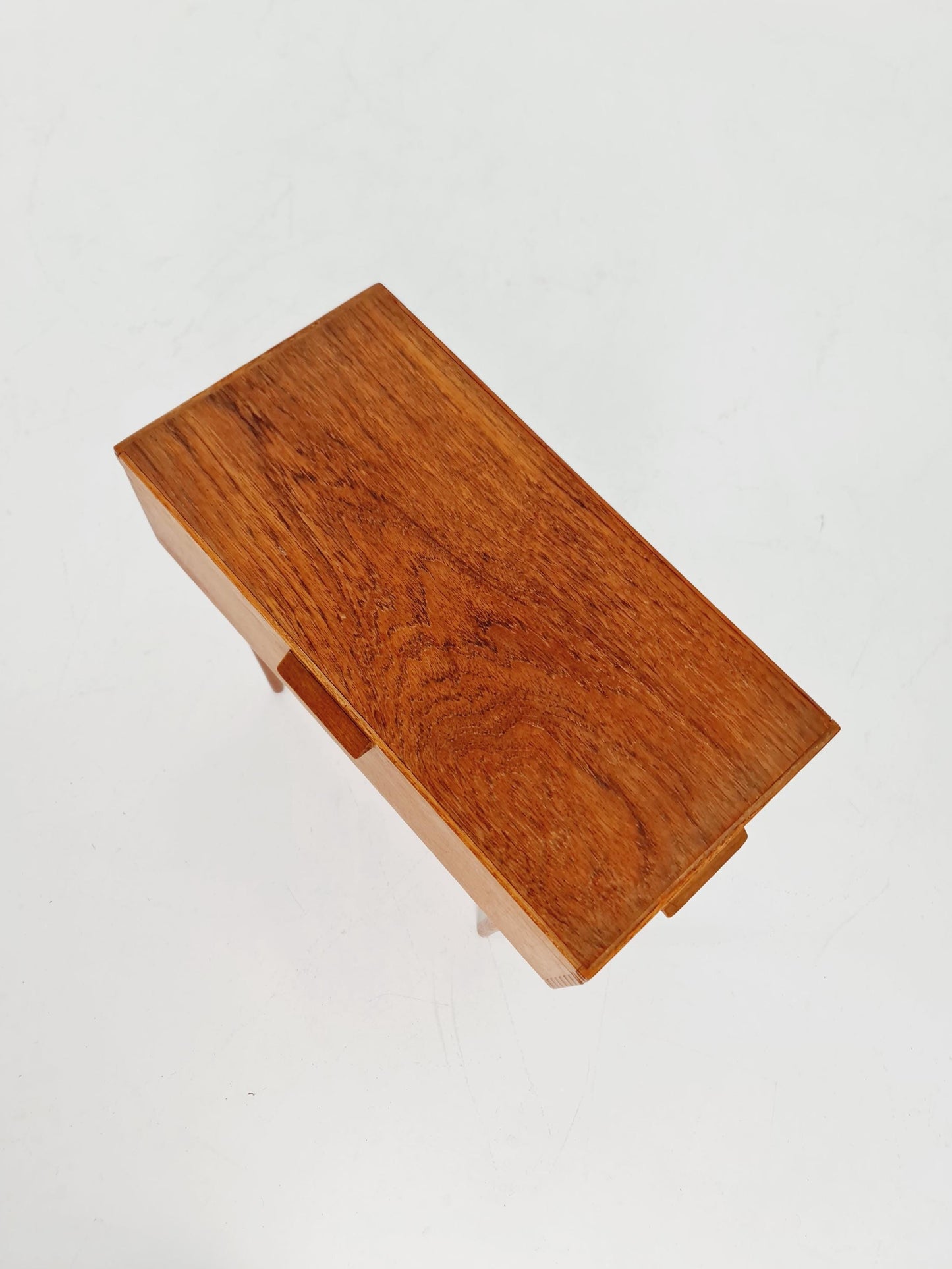 Vintage Dansih teak sweing table/ side table cabinet, 1960s