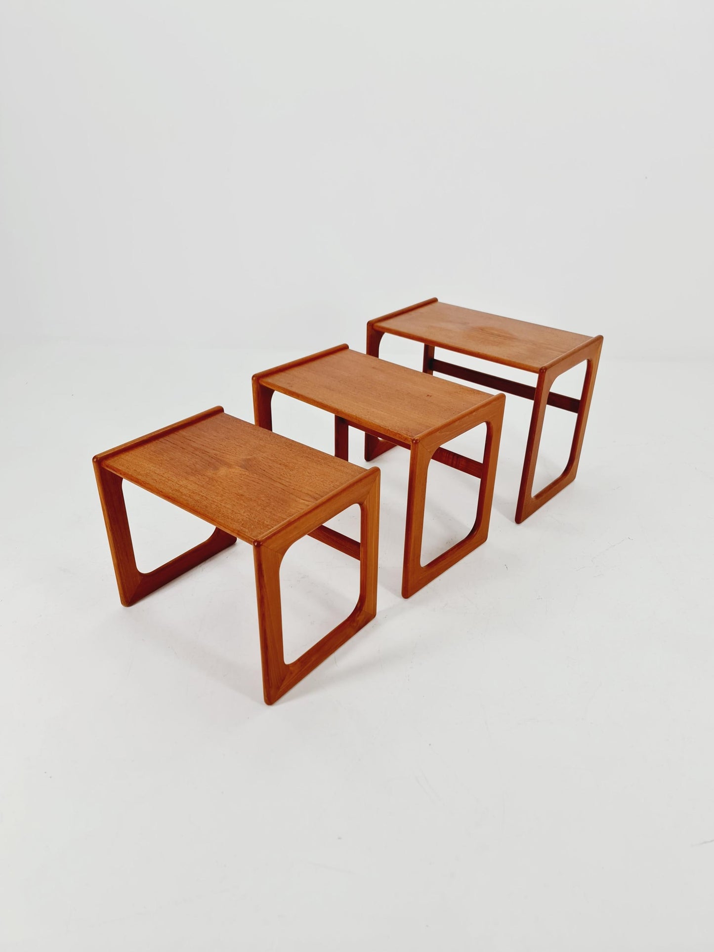 Midcentury Danish Solid teak Nesting Tables by Salin Nyborg , 1960s