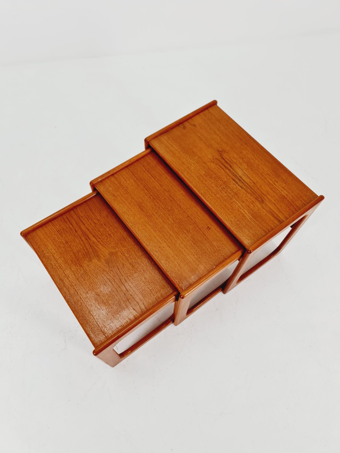 Midcentury Danish Solid teak Nesting Tables by Salin Nyborg , 1960s