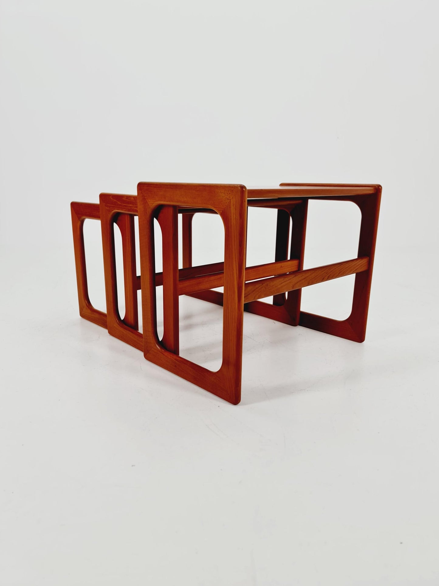 Midcentury Danish Solid teak Nesting Tables by Salin Nyborg , 1960s