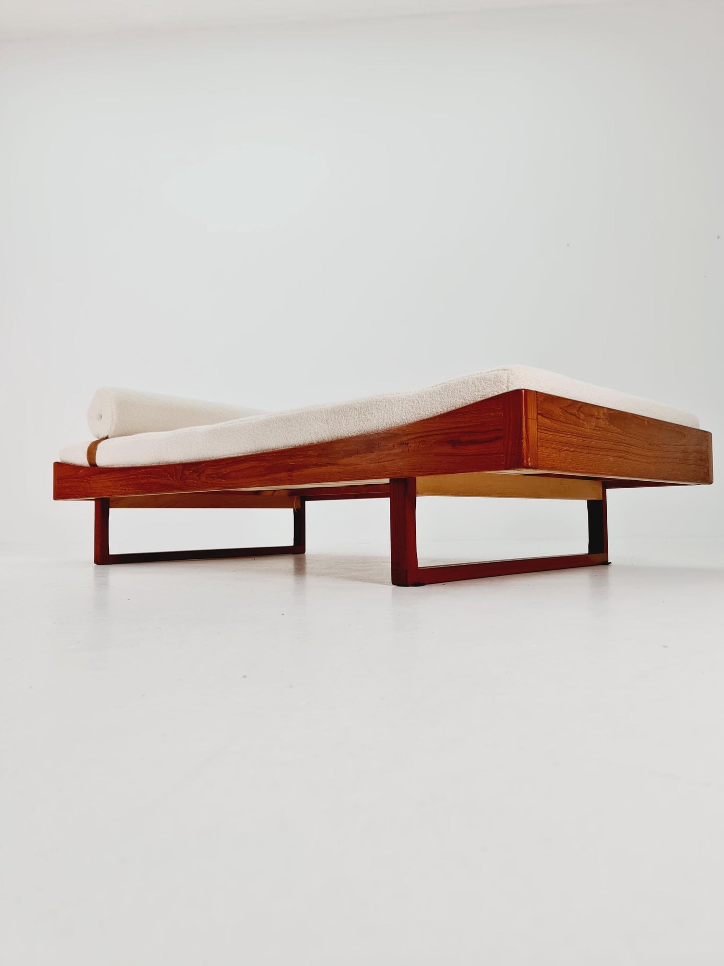 Rare Midcentury Danish Daybed Teak wood by Bernhard Pederson & Son Denmark ,1950s