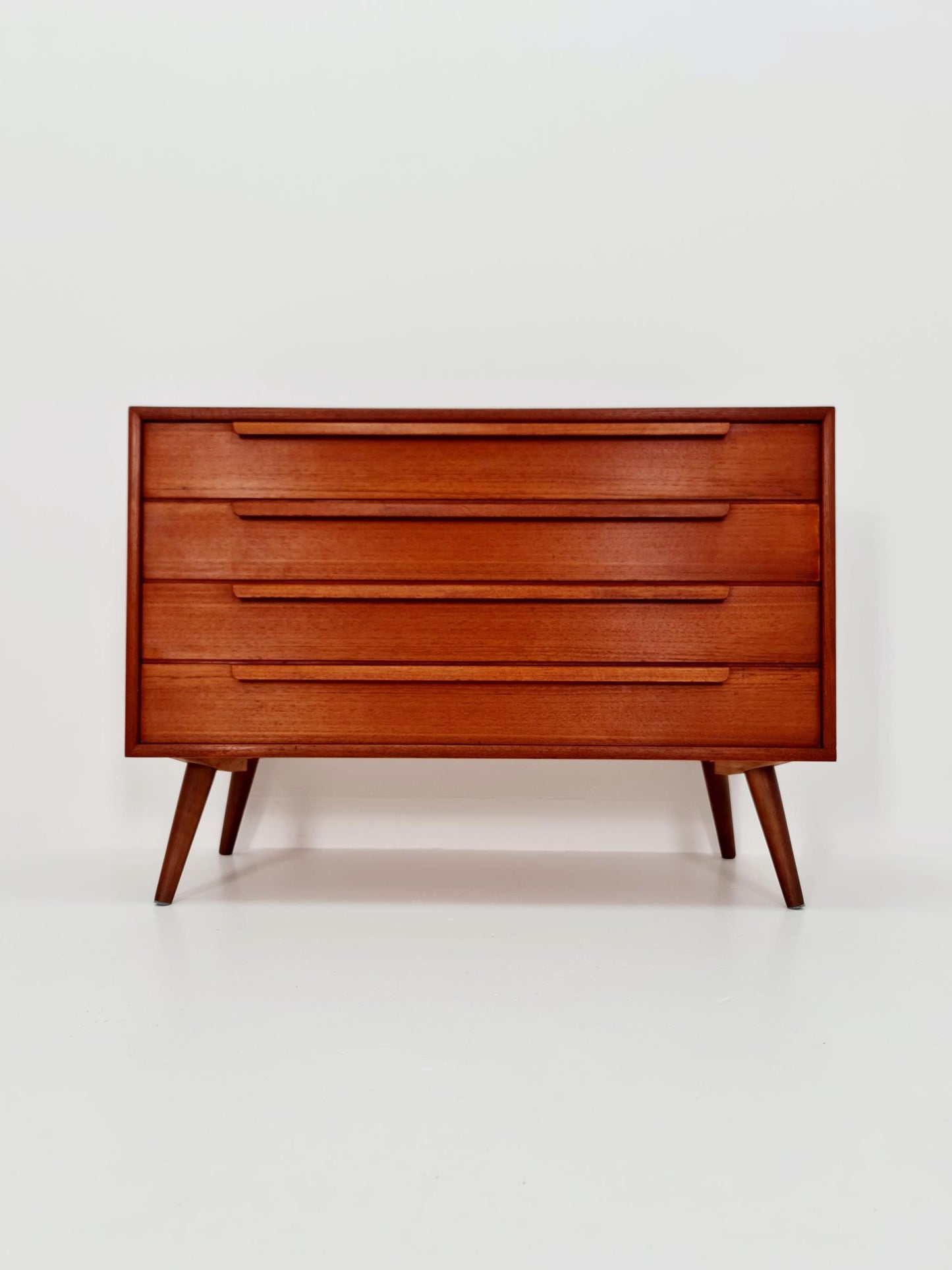 Mid century Modern German teak chest of drawers by WK möbel, 1960s
