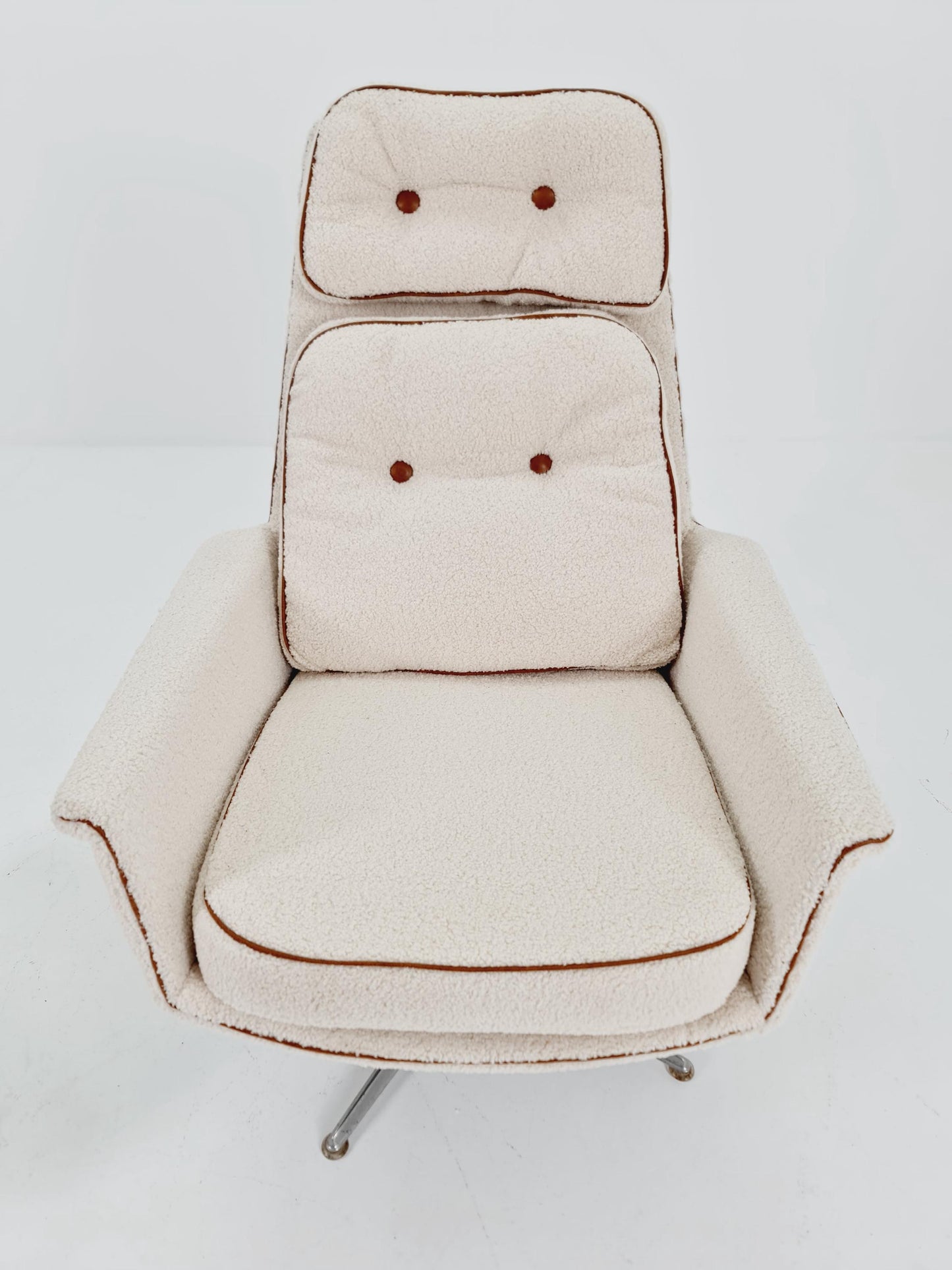 Mid-Century lounge chair with ottoman by Horst Brüning for COR , Germany 1970s