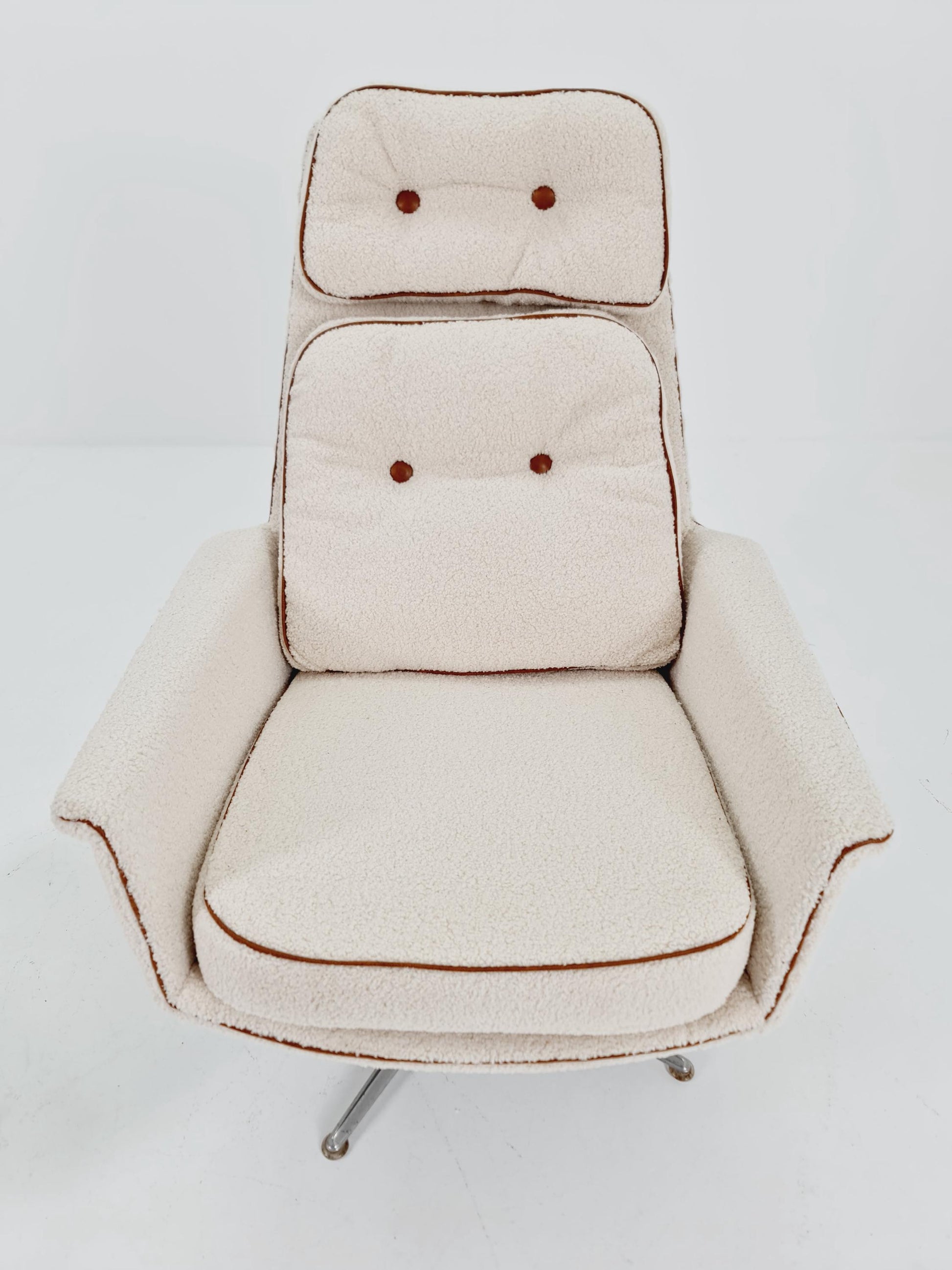 Mid-Century lounge chair with ottoman by Horst Brüning for COR , Germany 1970s