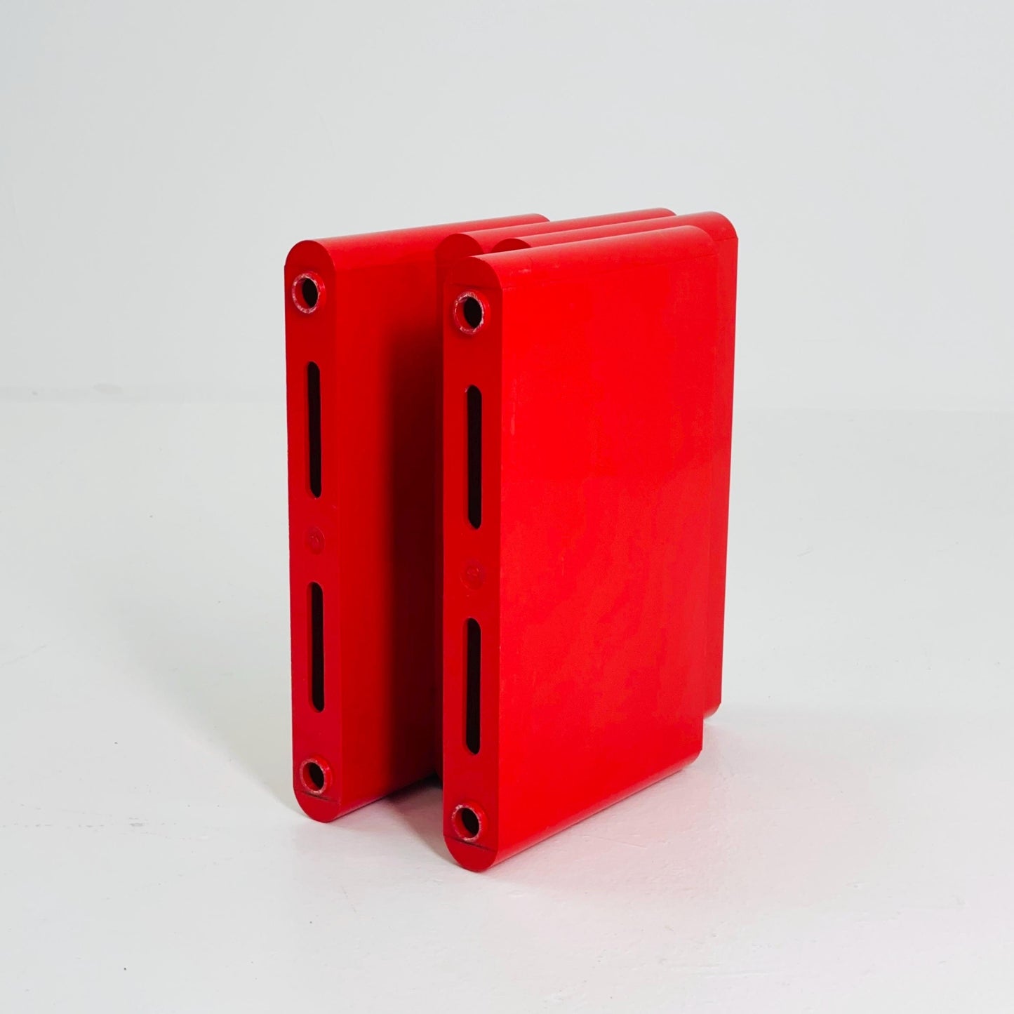 Mid-Century Modern Magazine Rack with 4 Compartments by Giotto Stoppino for Kartell, 1970s model 4676 Italy