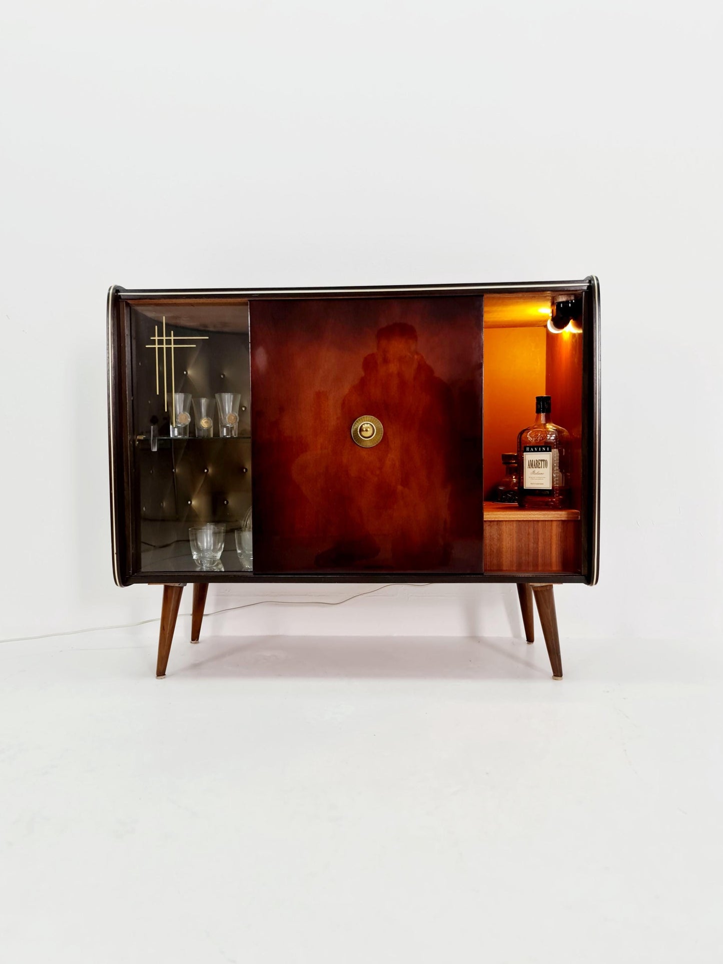 Rare Mid century German Cabinet bar/ sideboard, 1950s